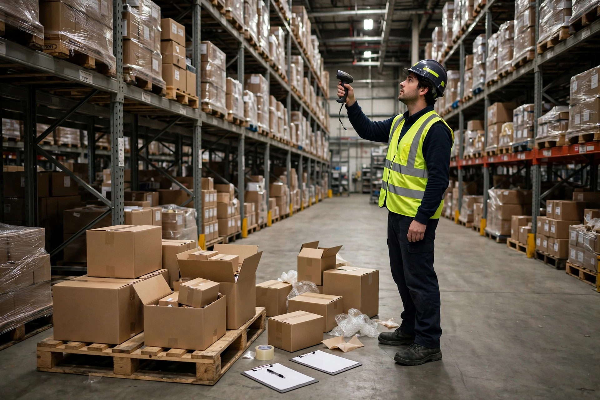 3PL exit handoff at the warehouse