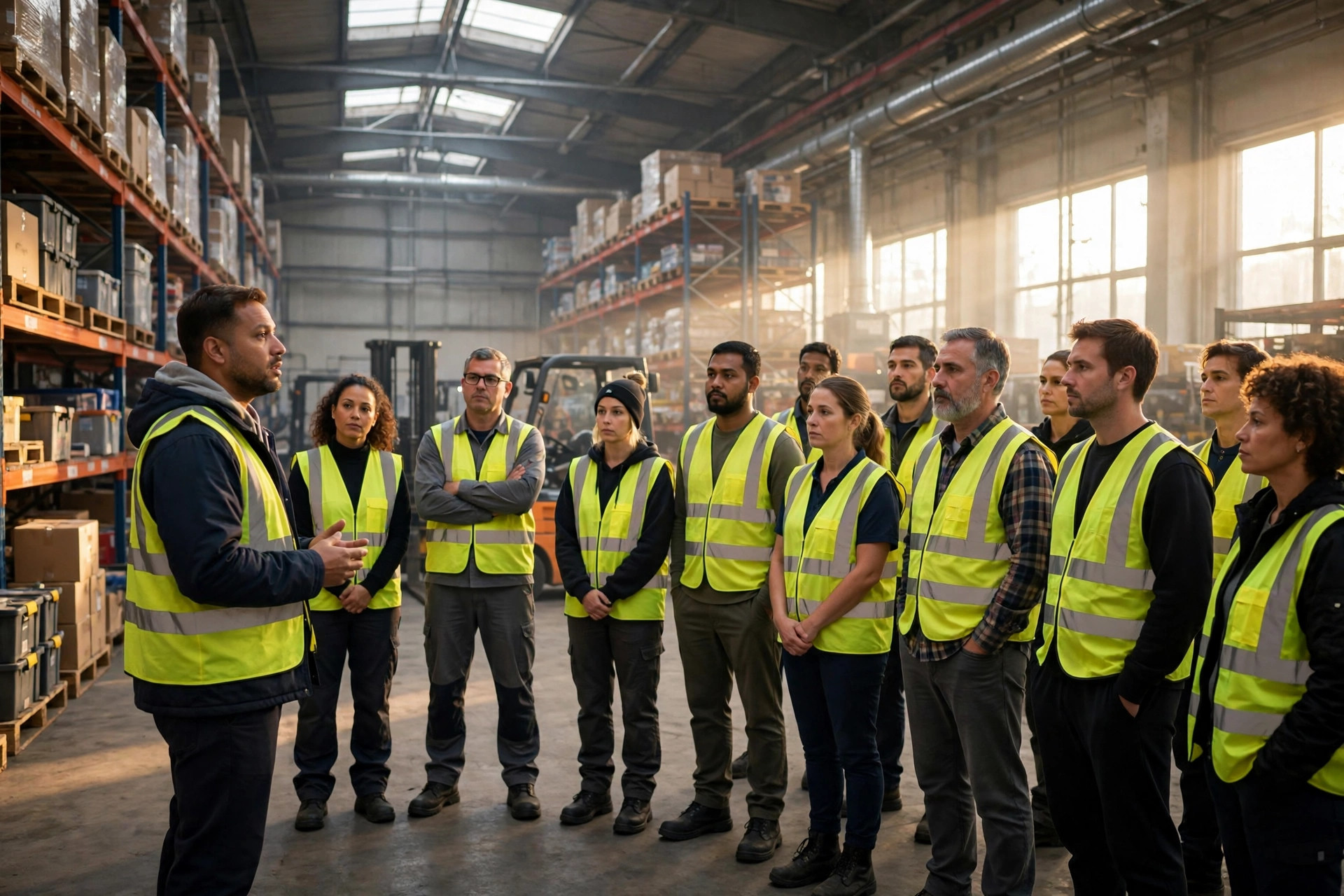Warehouse labor scheduling in action