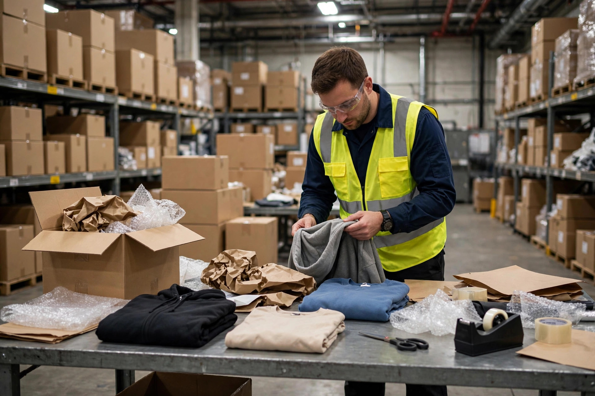 High-return-risk SKUs get an extra inspection before they ship