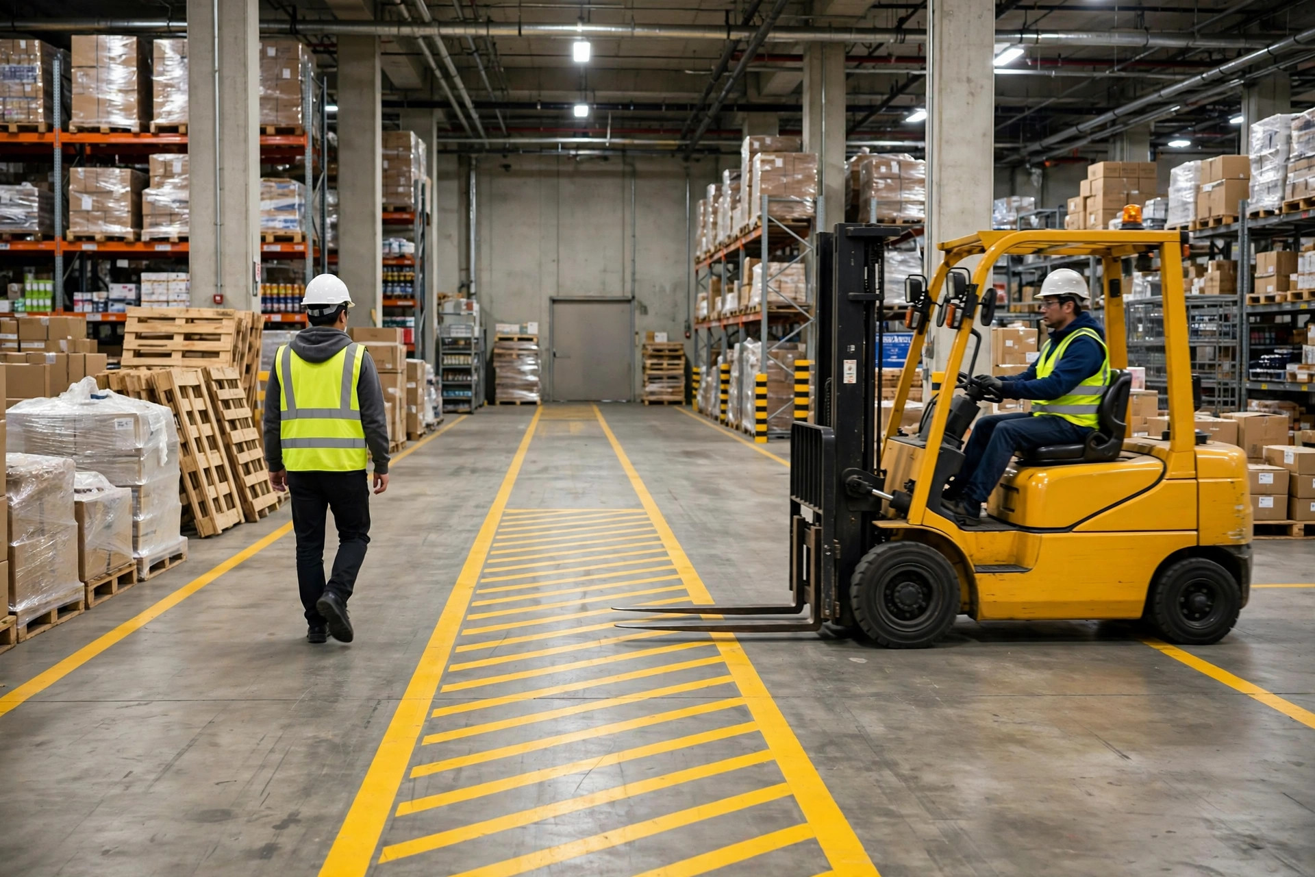 Warehouse safety monitoring