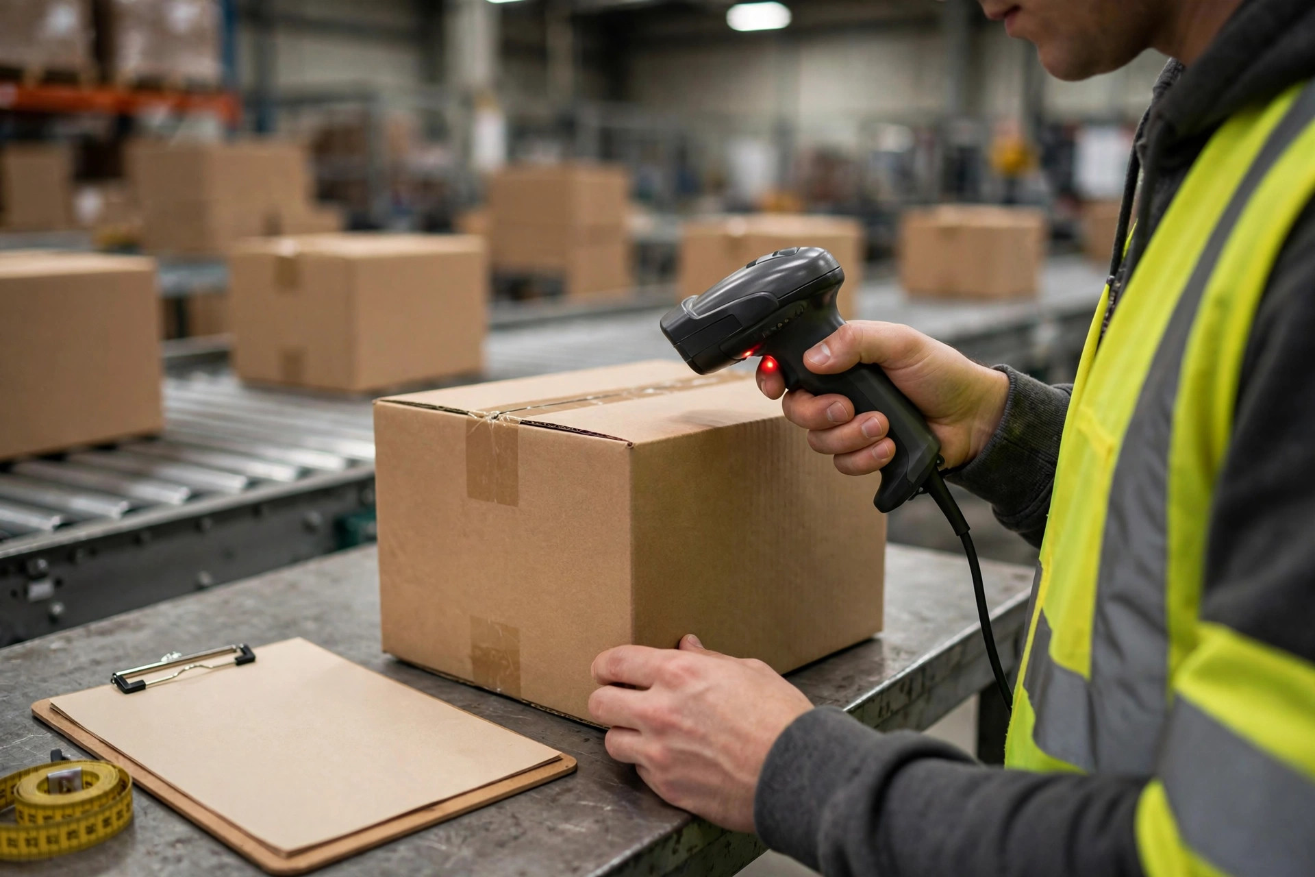 Scanning and verifying carton labels before FBA inbound