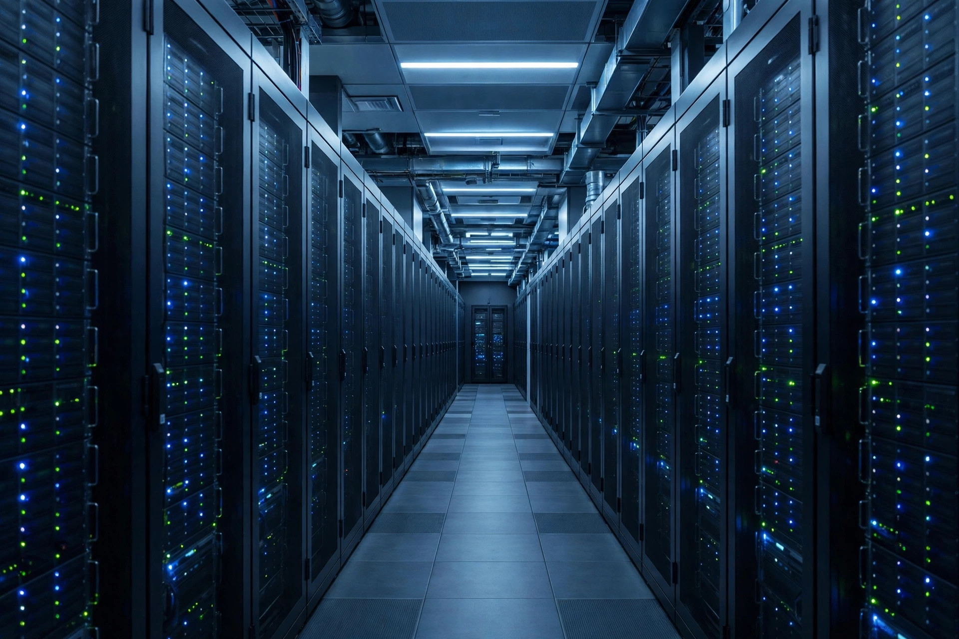 Server room behind the order integration layer