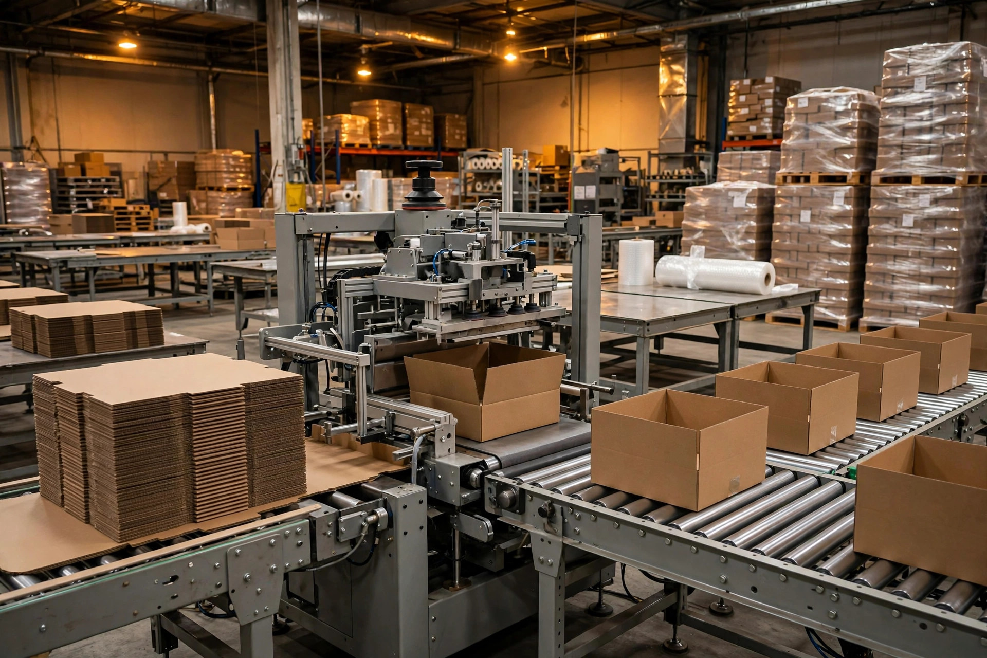 Automatic Case Erector for a Small Warehouse: Does It Really Save Labor?