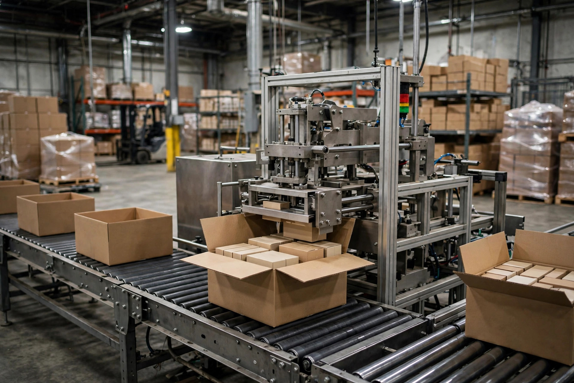 Case Packer Machine Warehouse Guide: Loading, Dividers, and Sealing on One Line