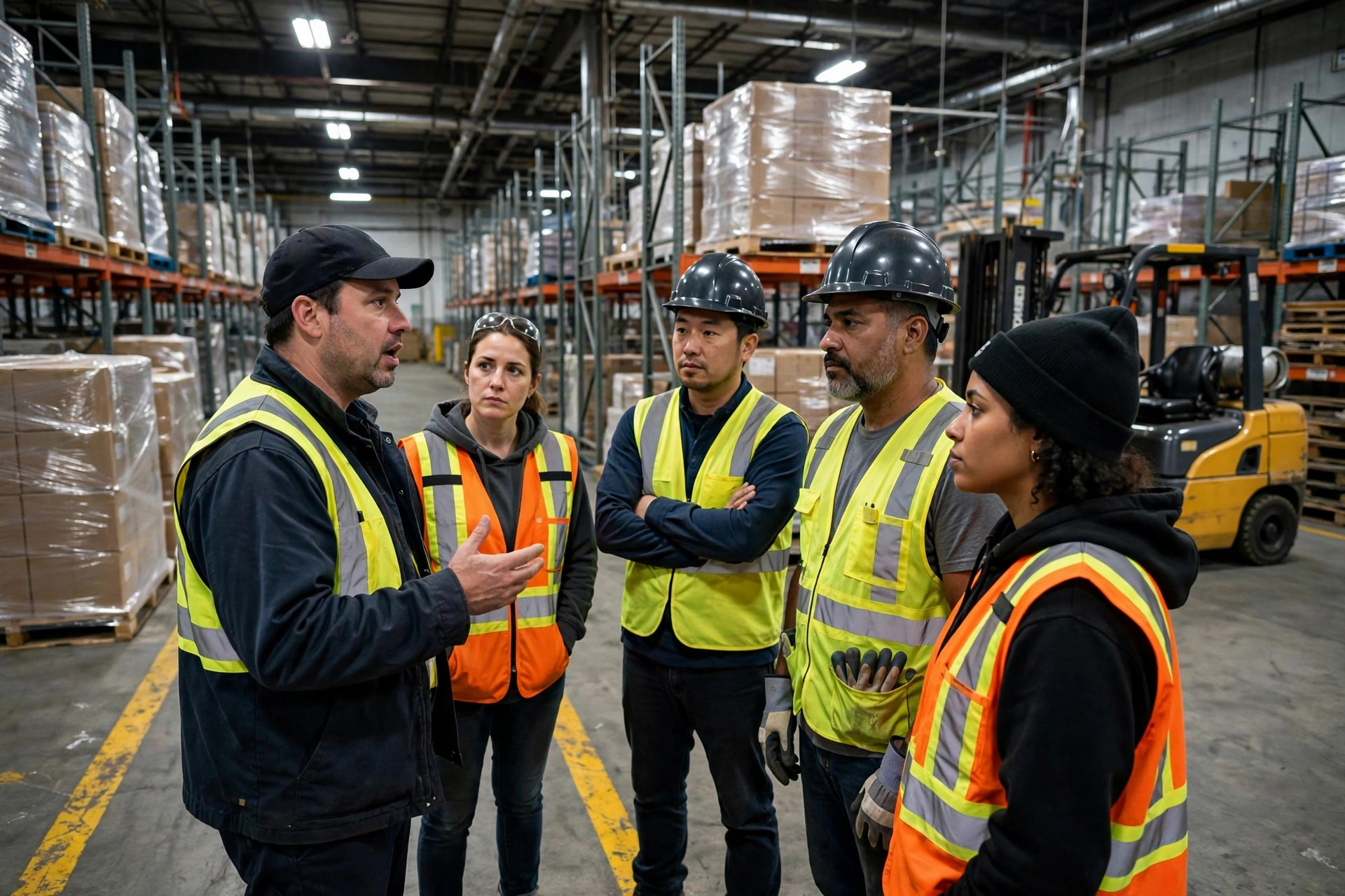 Warehouse break room
