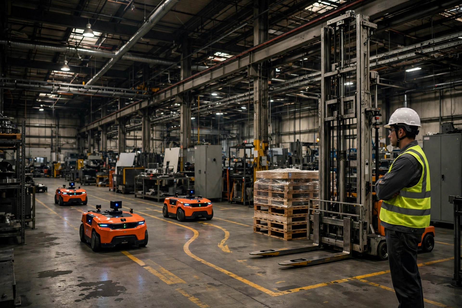 Factory acceptance testing of AGV automation equipment