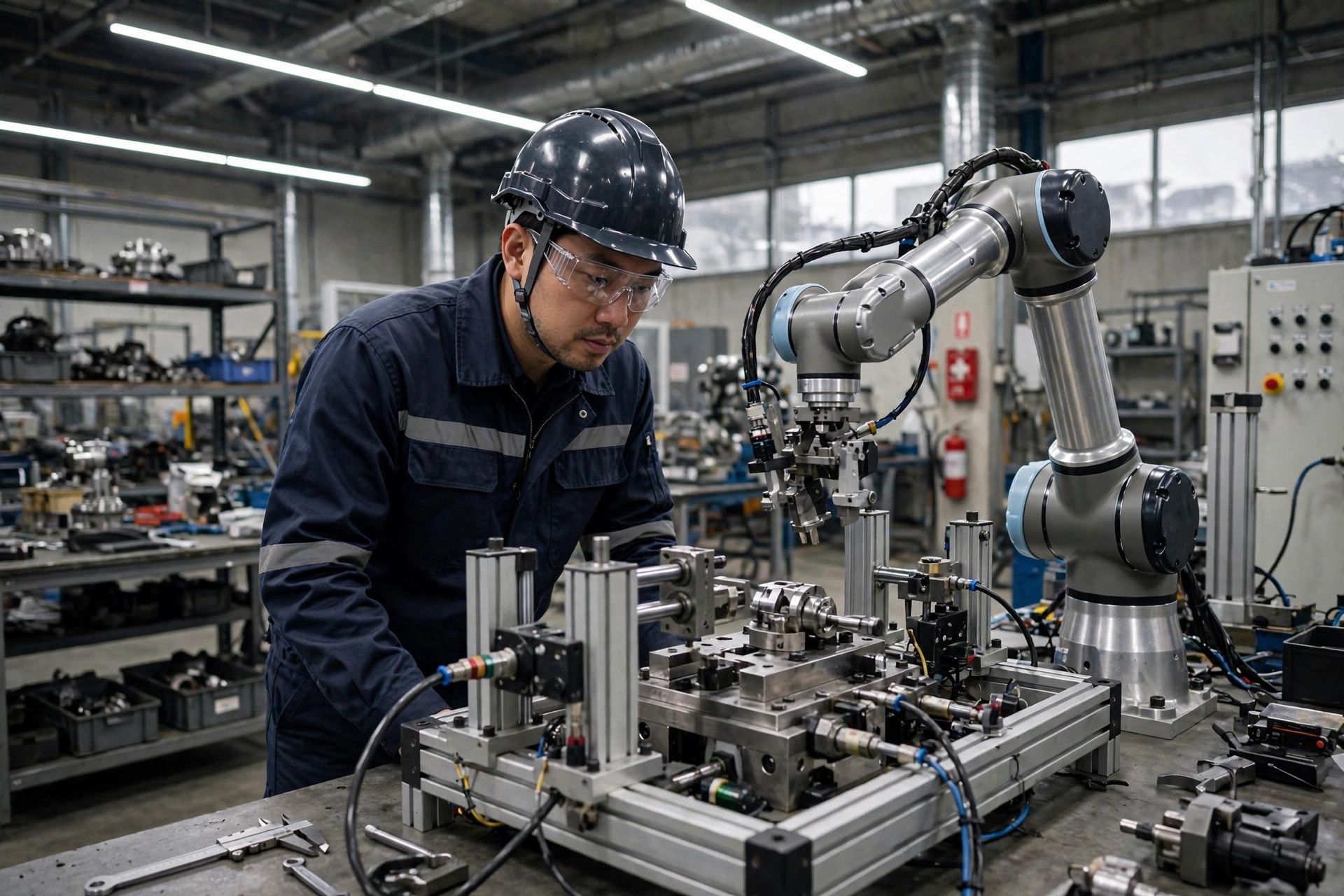 Ensayos de seguridad eléctrica en un laboratorio