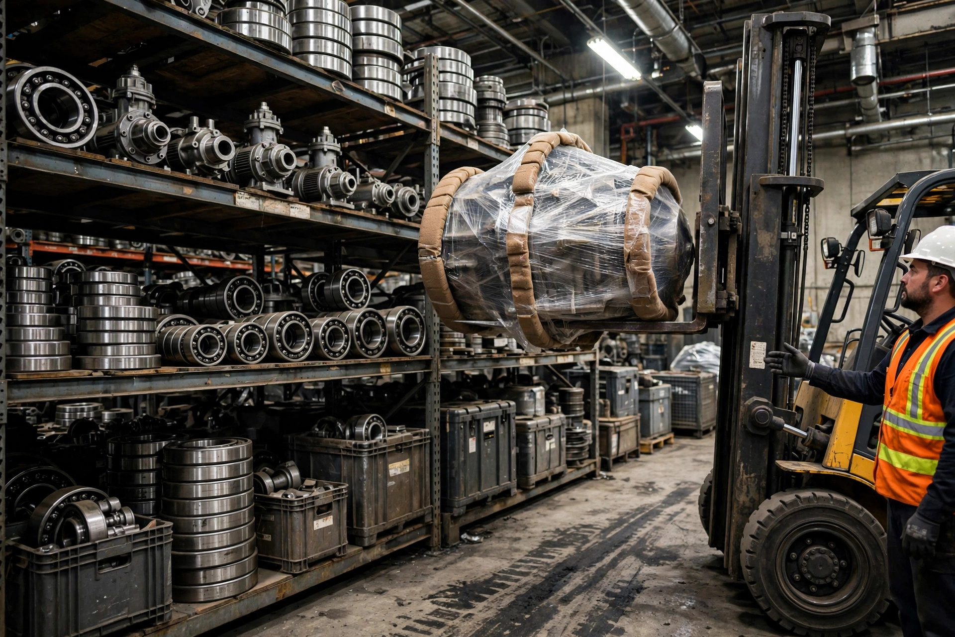 Spare parts warehouse near Antofagasta, Chile