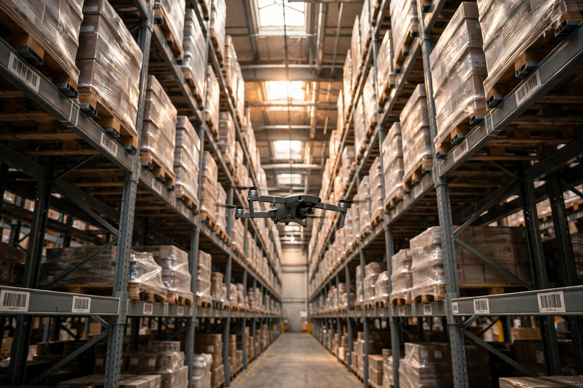 Drone Warehouse Inventory Counting: A Truck Driver's View From the High Bays