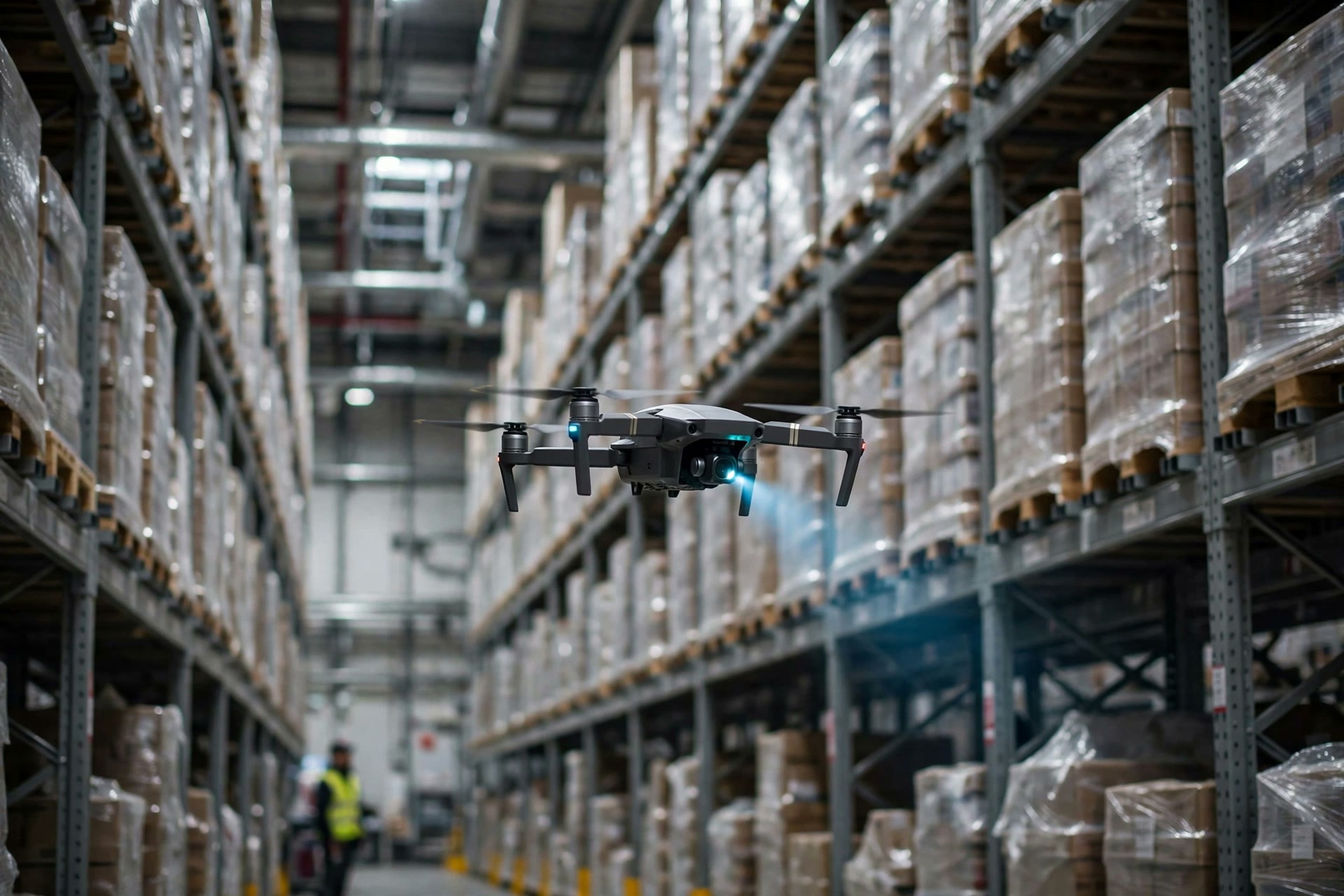 Drone Inventory Counting in Warehouses: Is the Accuracy Good Enough — and Can Humans Step Aside?