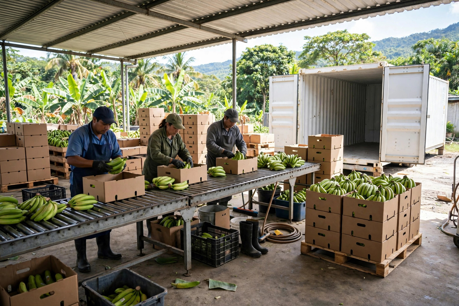 Ecuador Banana Export Reefer Cold Chain: Holding 13.3°C from Guayaquil to Europe
