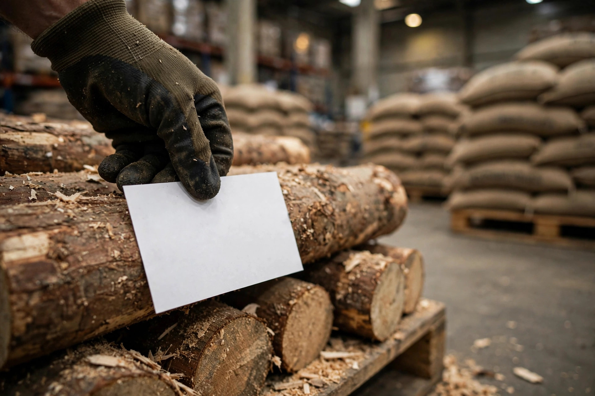 Batch label management for coffee beans in a warehouse