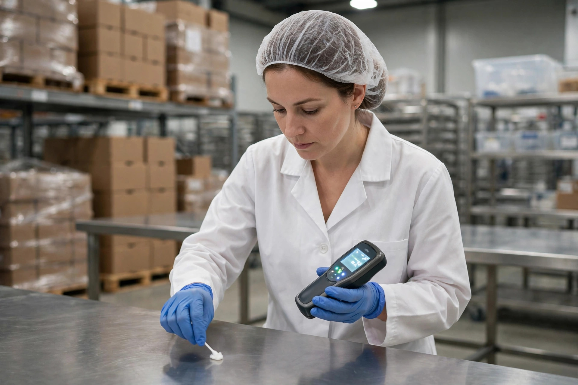 Food Warehouse Cleaning Verification: What an ATP Swab Test Tells You in 15 Seconds