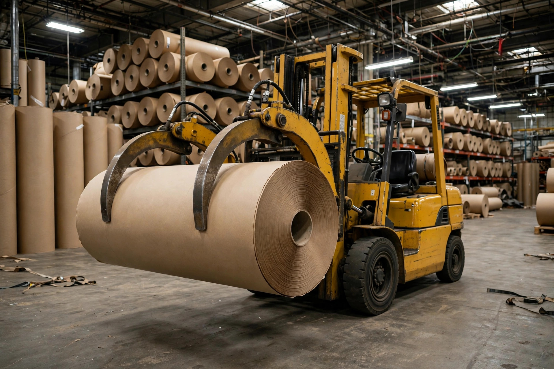 Forklift Attachments: When a Paper Roll Clamp, Sideshifter, or Fork Positioner Pays Off