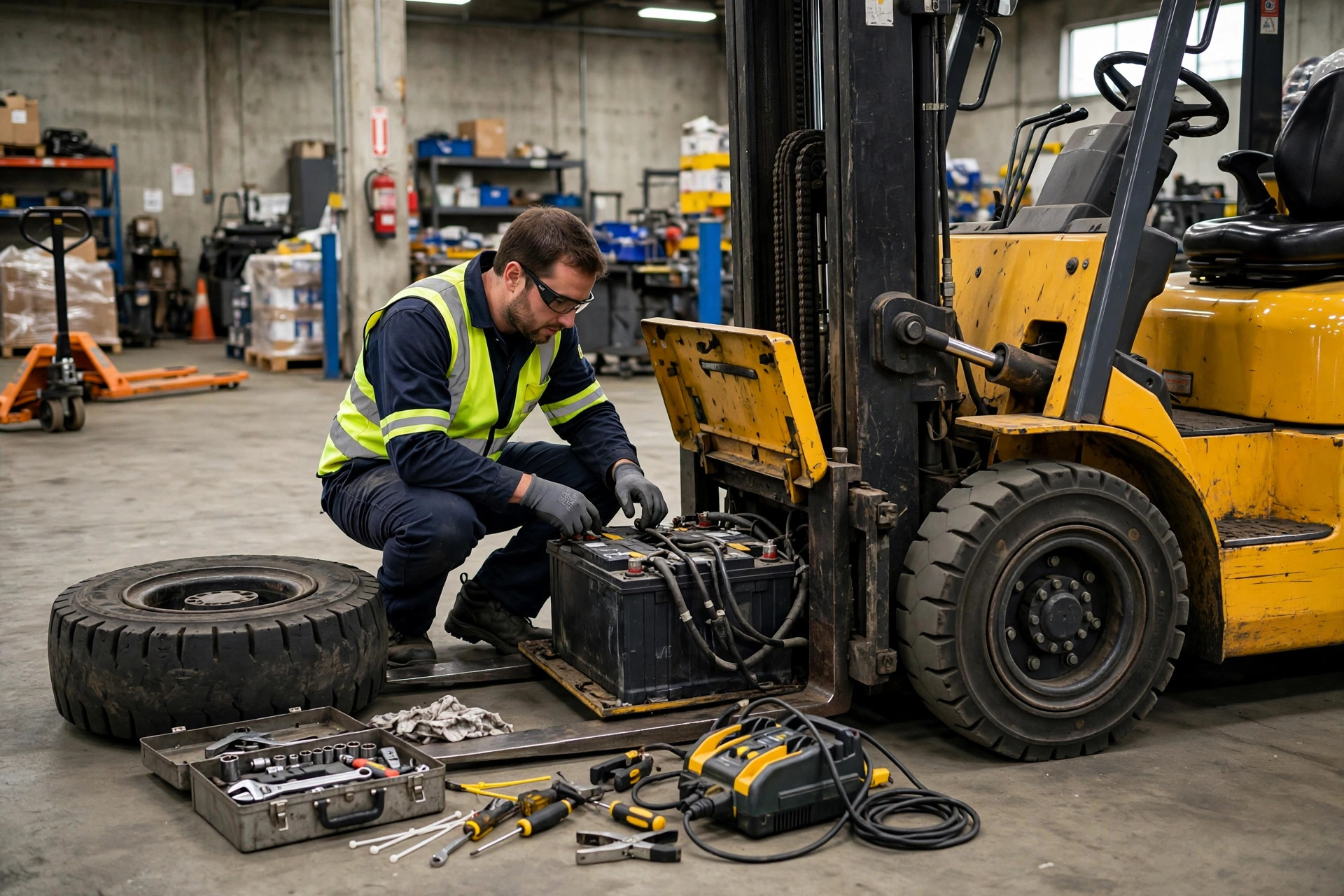 Forklift fleet