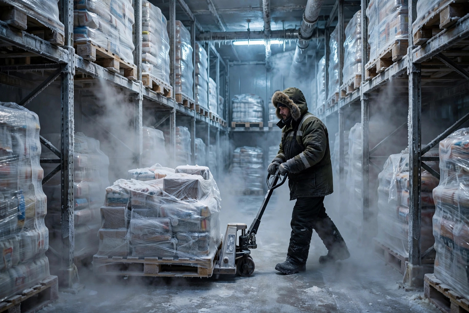 Wood vs Plastic Pallets in Freezer Warehouses: The Sub-Zero Math