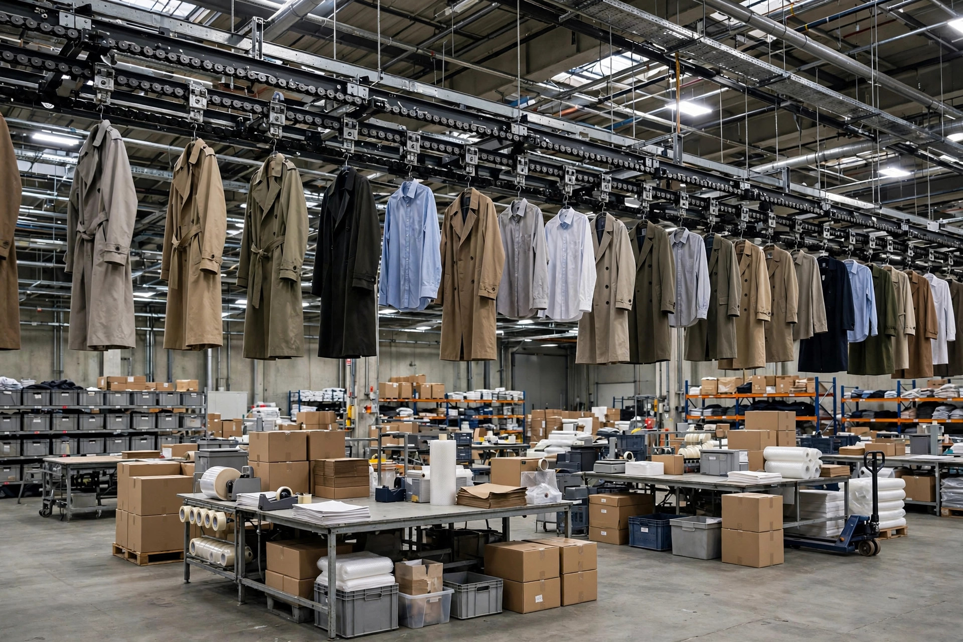 Hanging, Not Folding: The Real Math Behind Garment-on-Hanger Conveyors