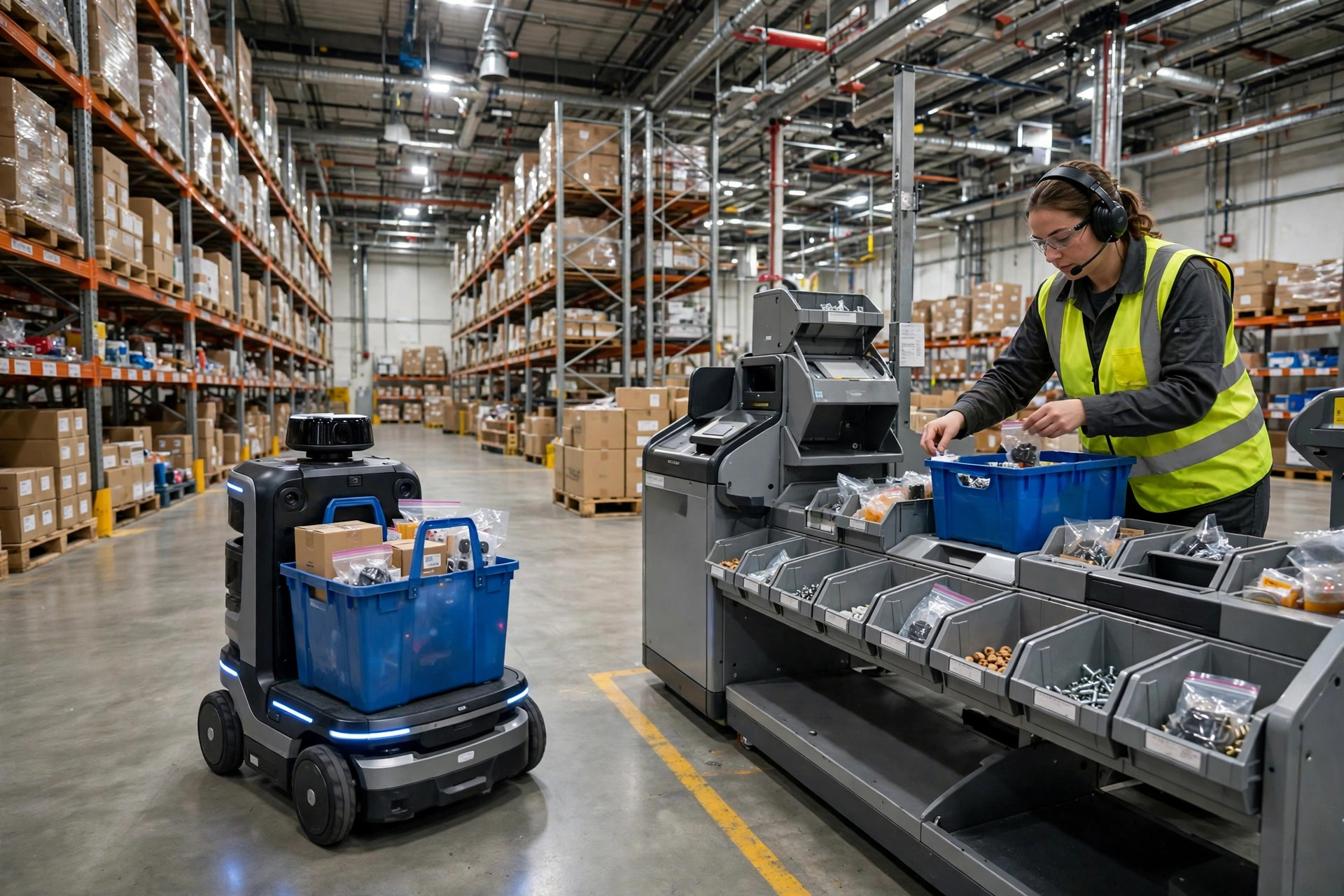Goods to Person vs Person to Goods: Designing a GTP Picking Station That Actually Pays Off