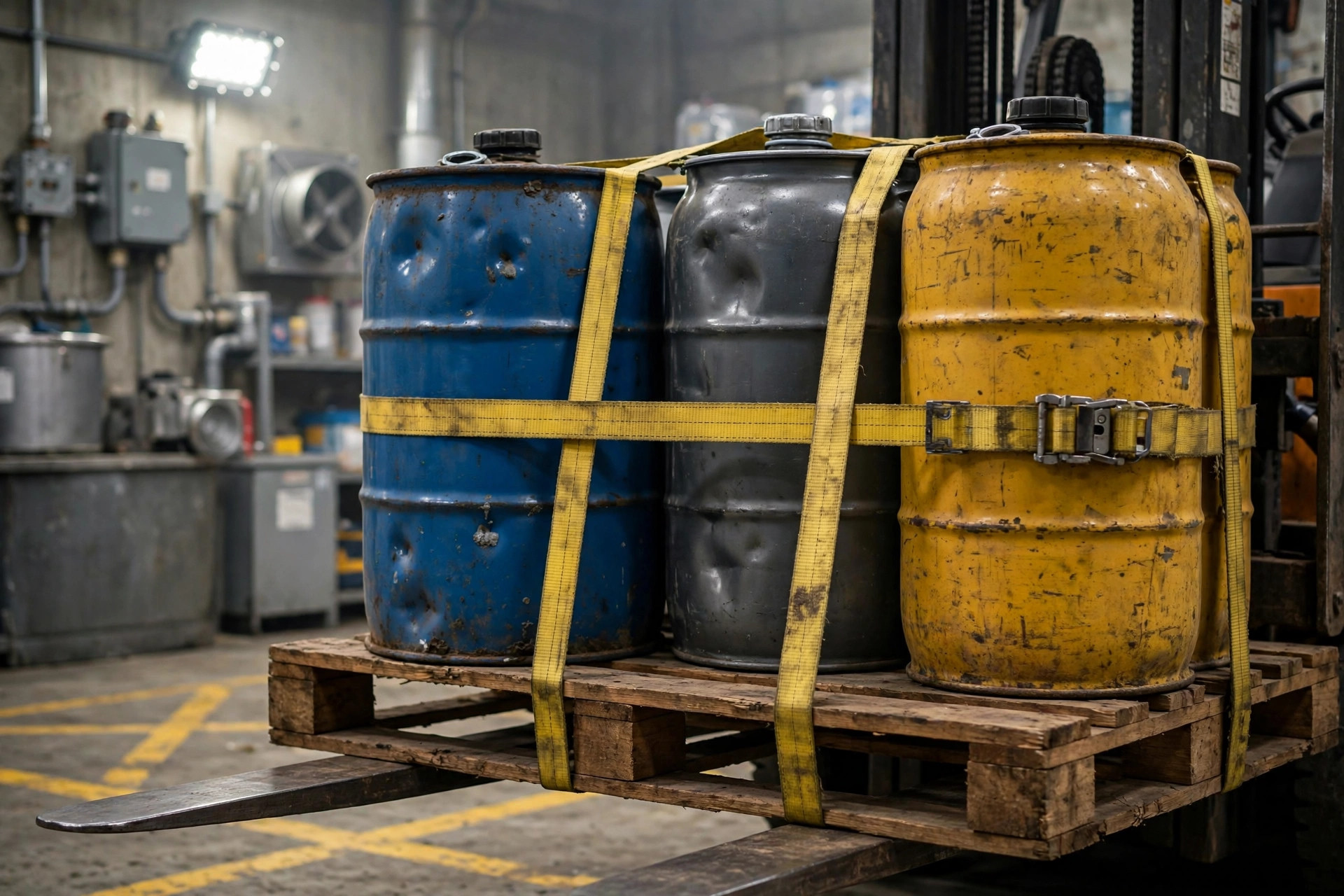 Hazmat in-warehouse transport