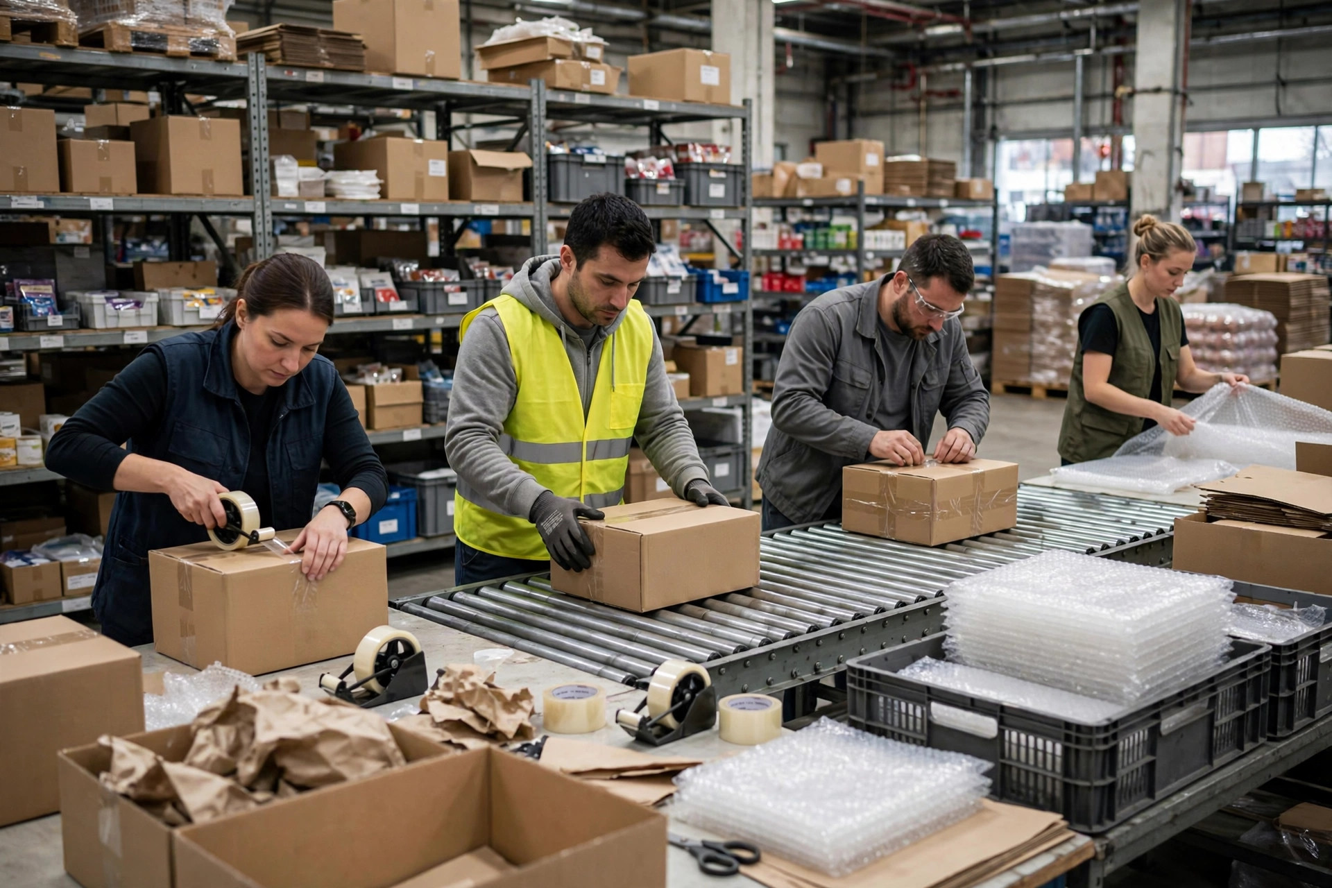 Repacking overseas warehouse returns for relisting