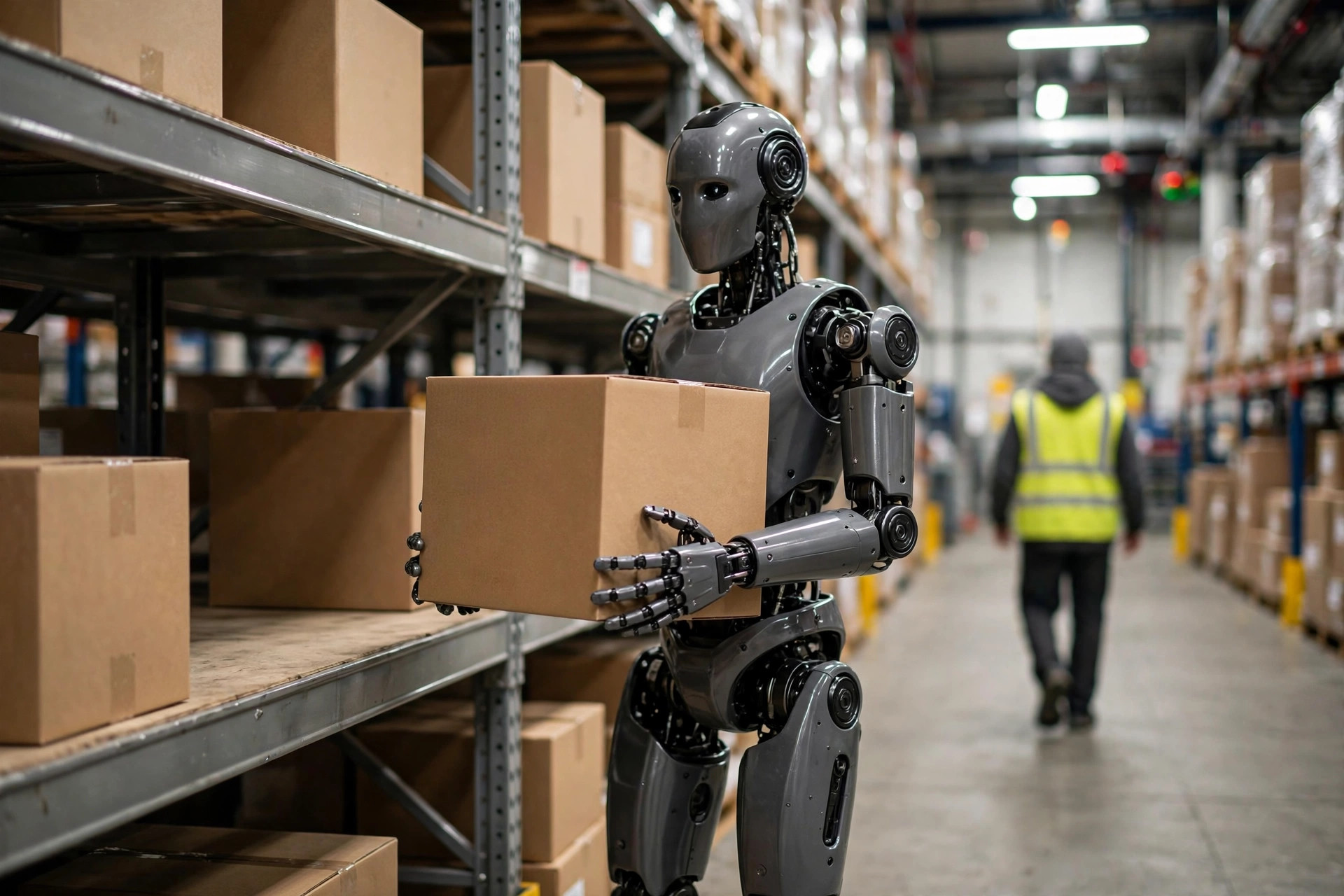 Les robots humanoïdes sont dans l'entrepôt. Vos préparateurs sont saufs — pour l'instant