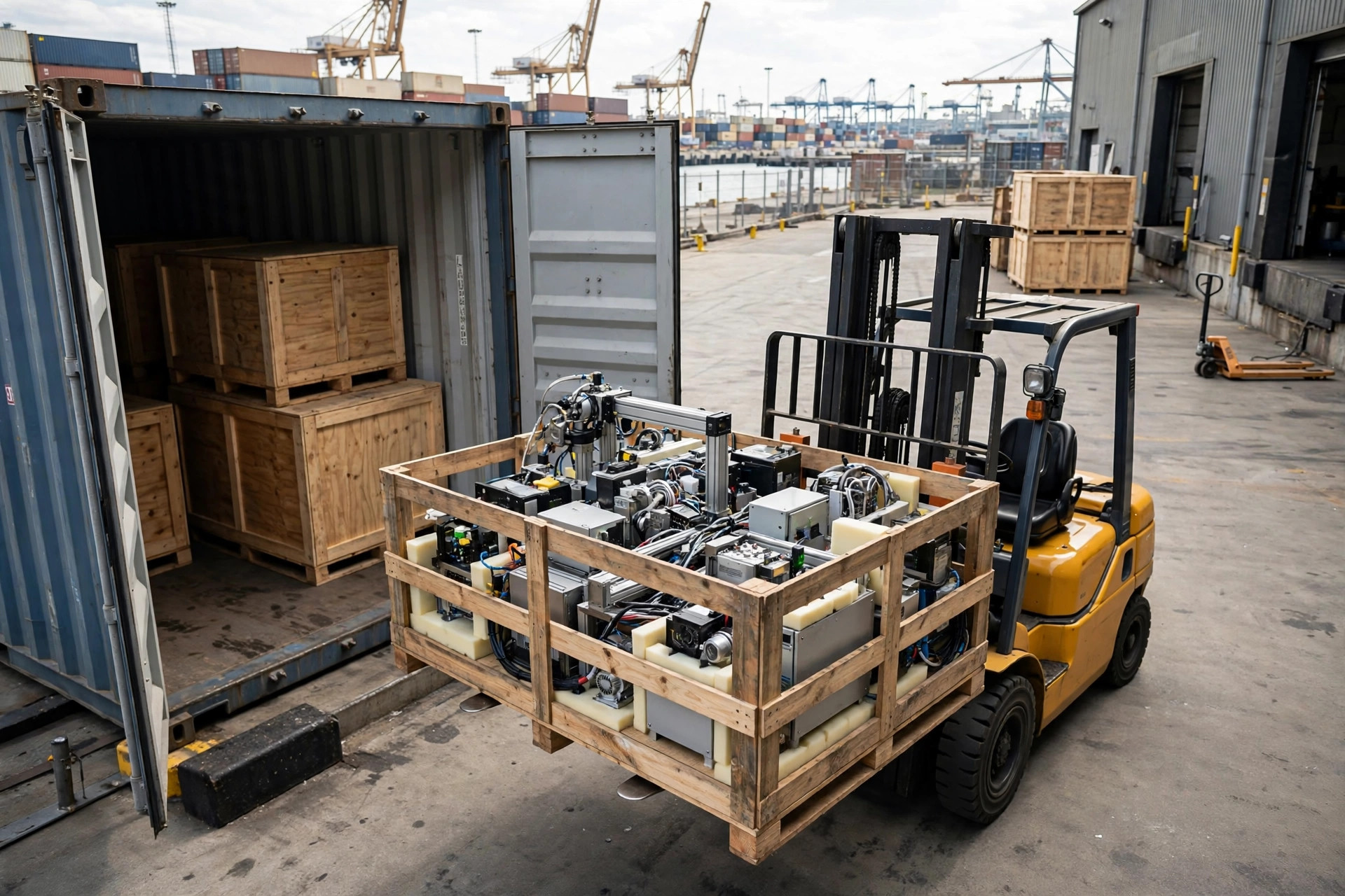 Imported Automation Equipment: Warehouse Receiving and Installation Prep