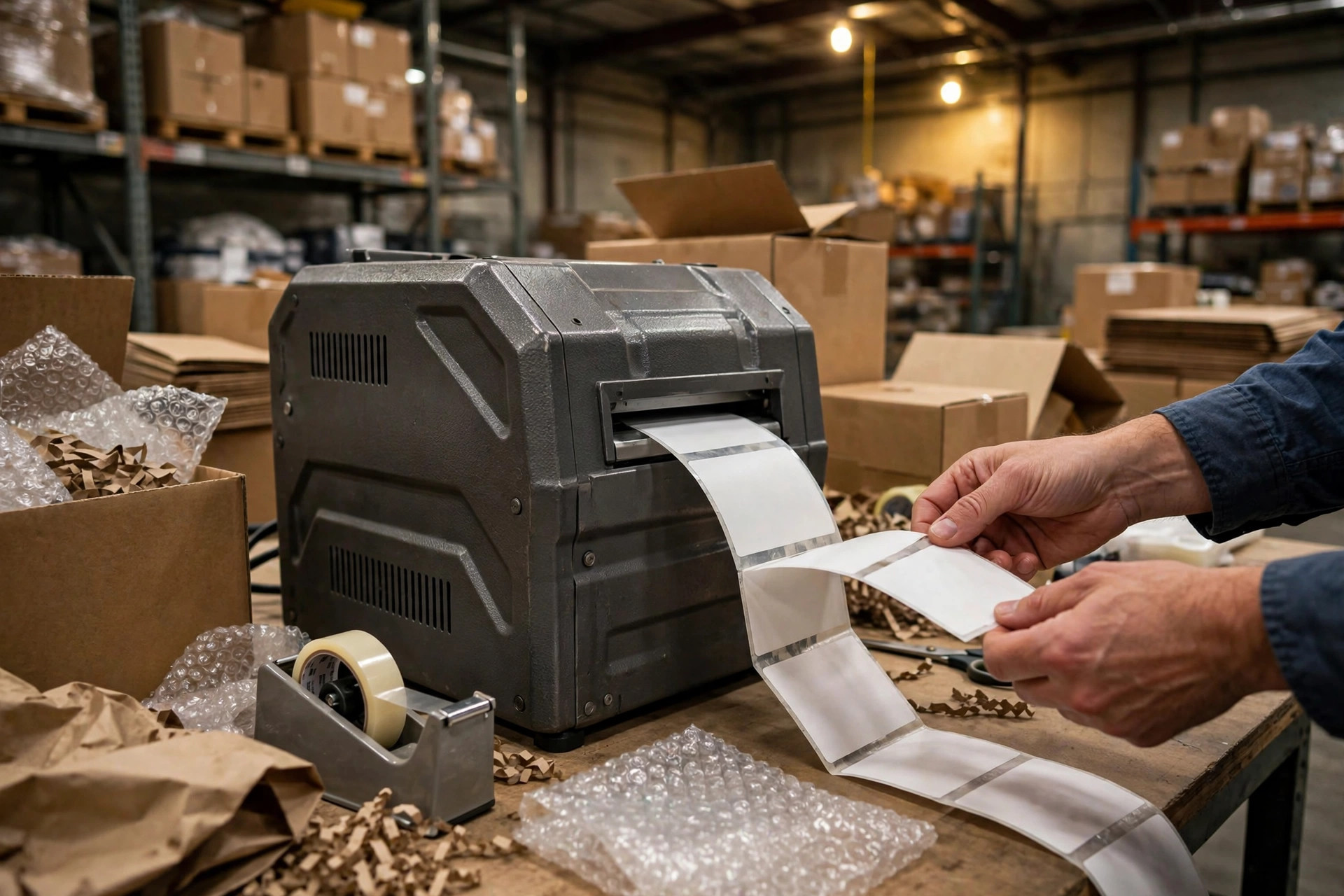 Industrial Label Printer Selection: Desktop vs Industrial, and the Daily Volume Line
