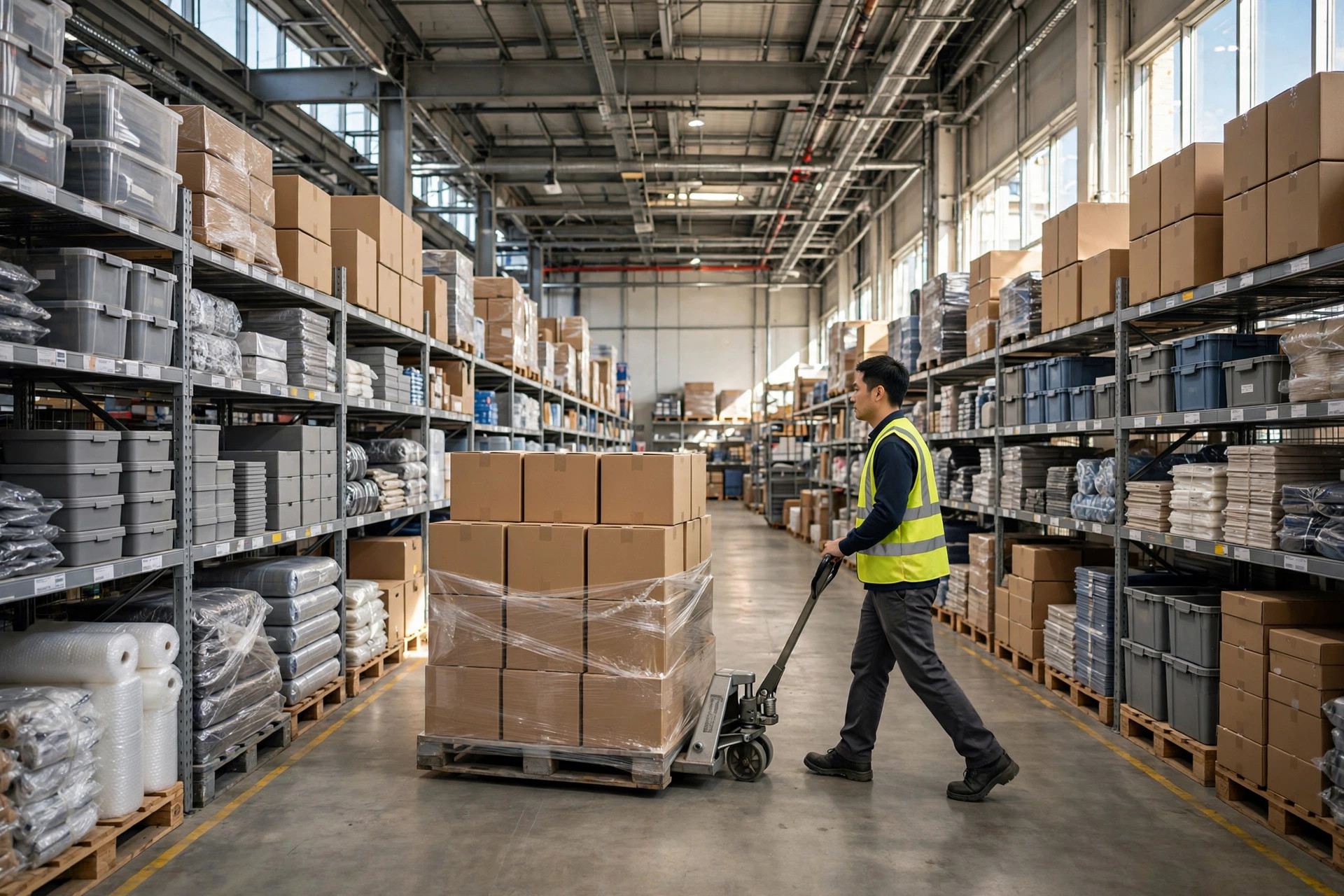Centre de distribution Target : tri