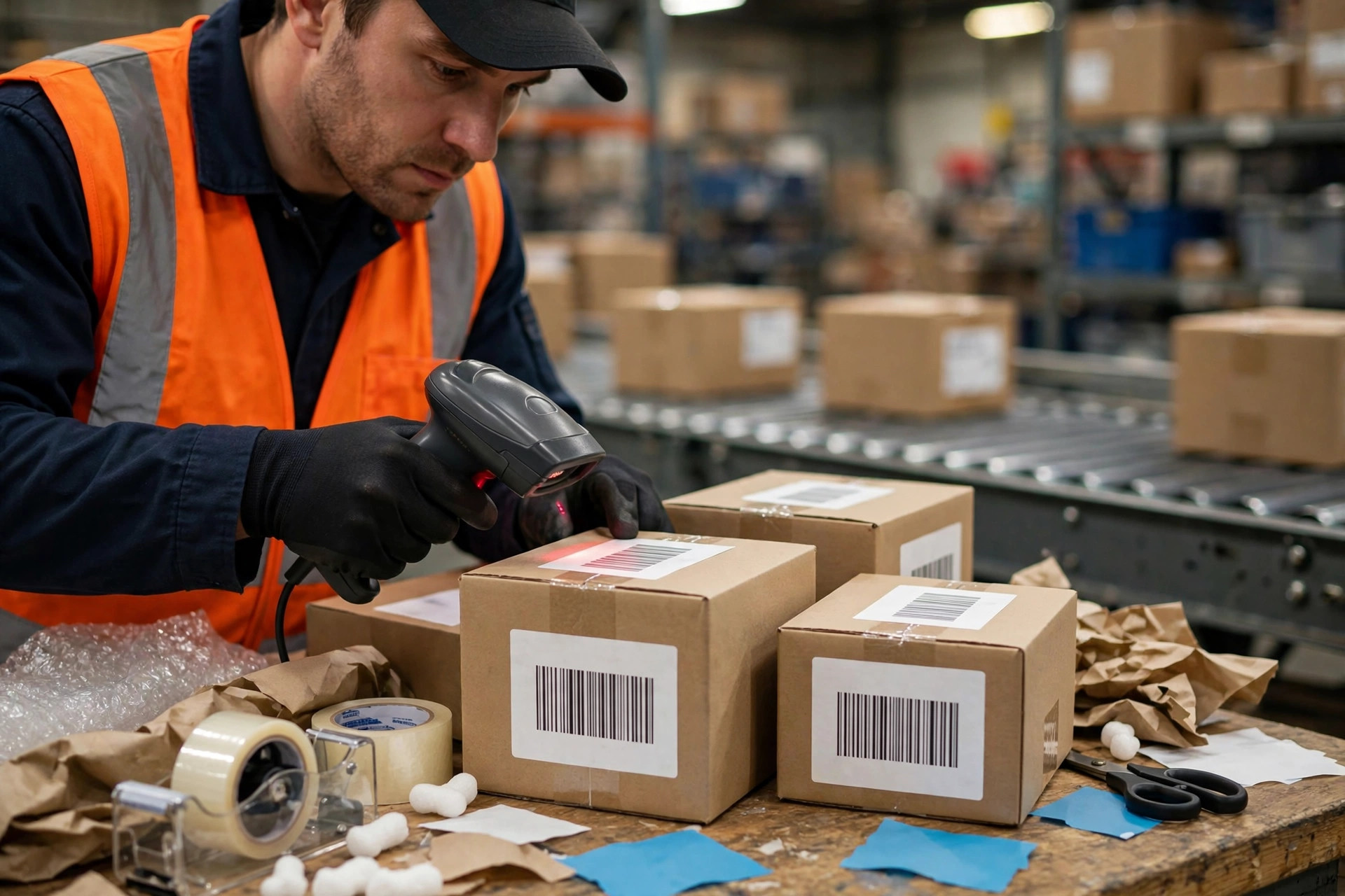 Order consolidation at the pack bench