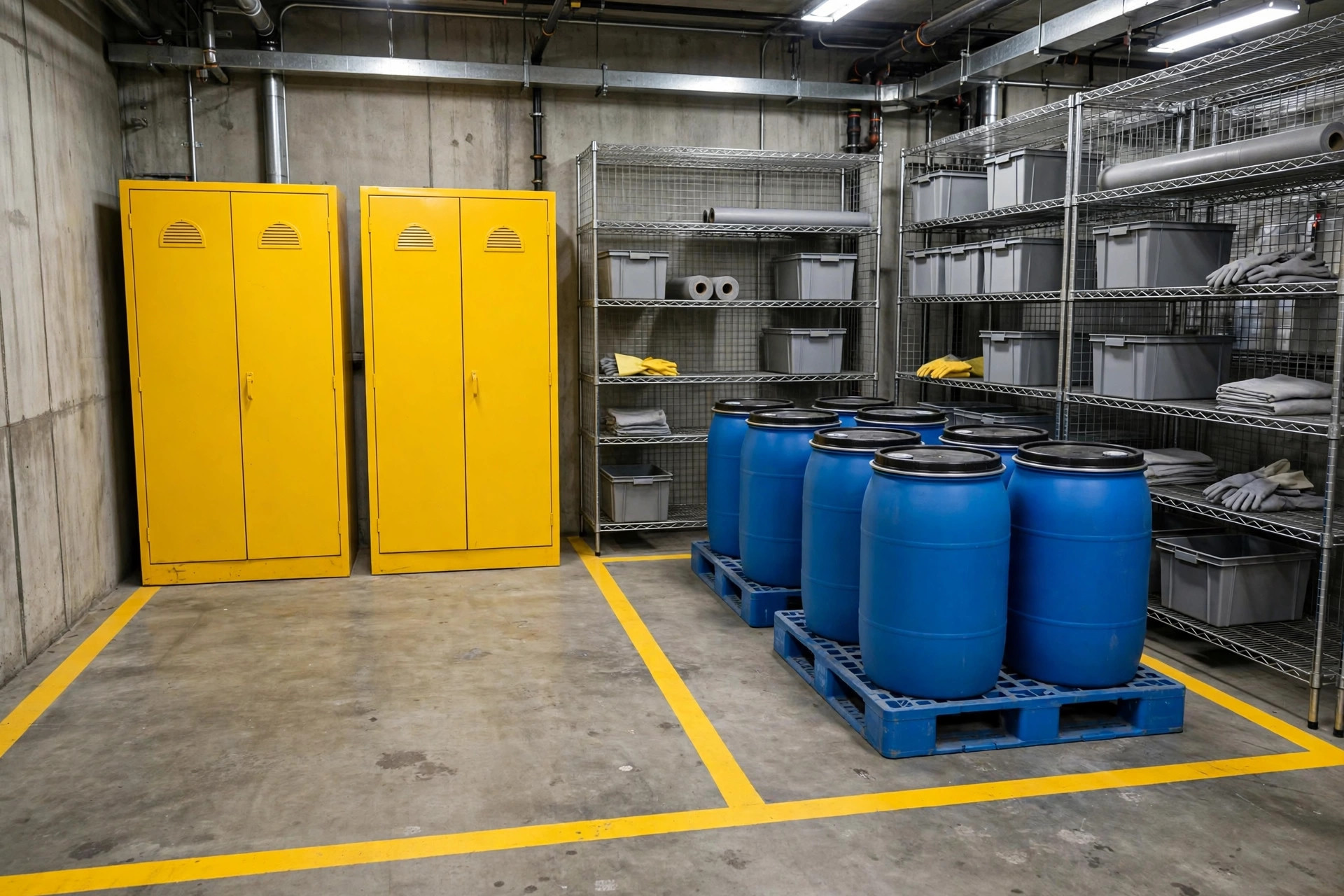 Oxidizer Storage in a Small Warehouse: Keep Them Away from Combustibles