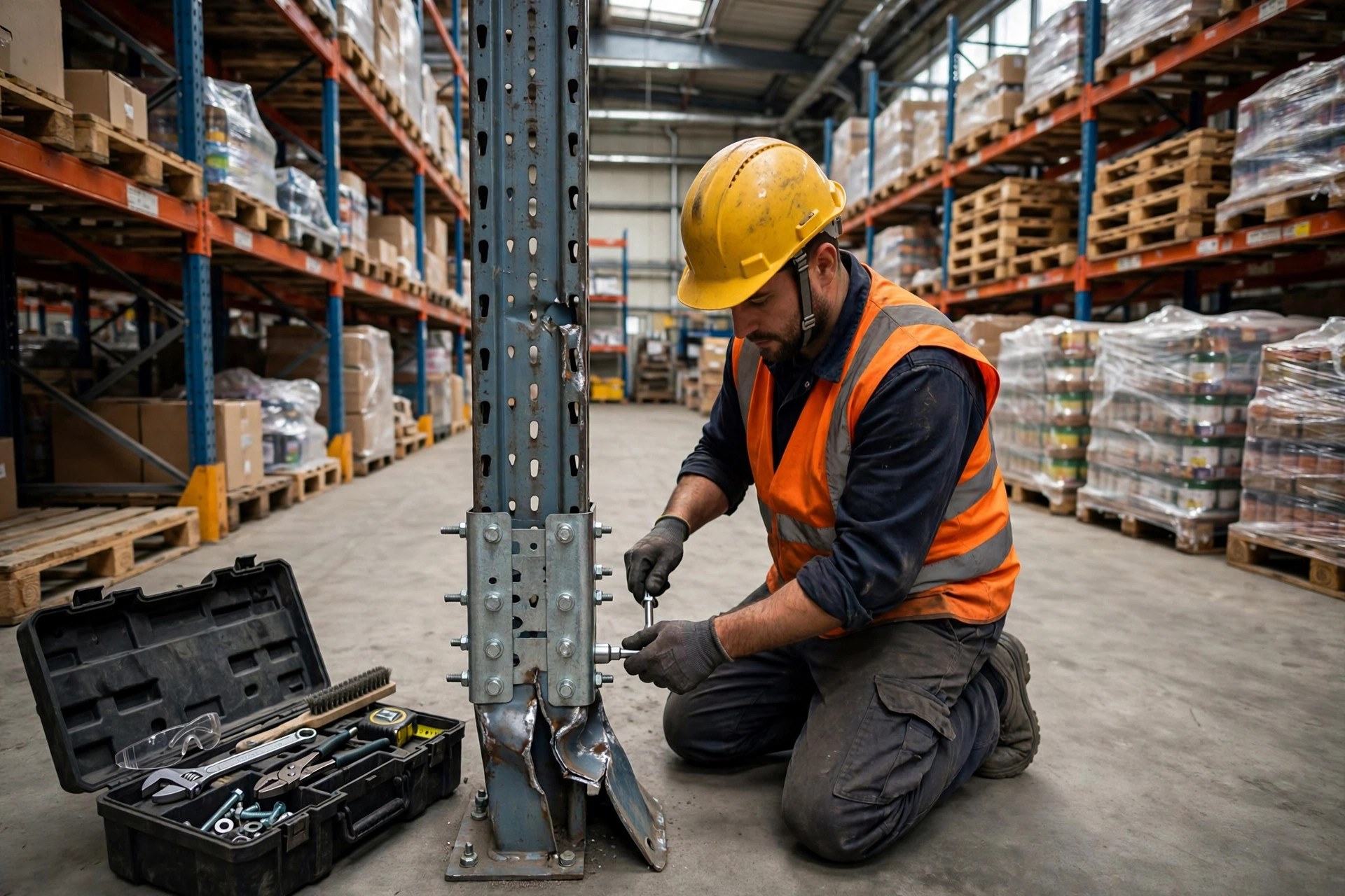 How Much Does Pallet Rack Repair Cost: Repairing Uprights vs Replacing Them, Real Numbers
