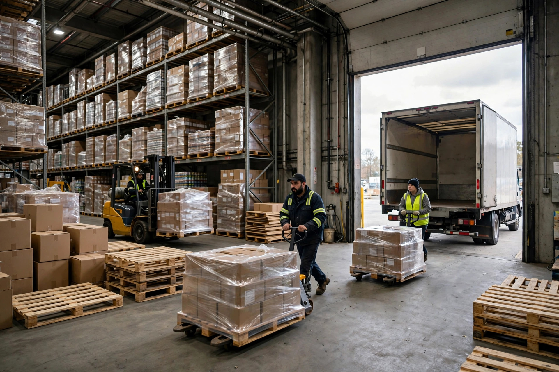 Warehouse transshipment and distribution operations in Paraguay