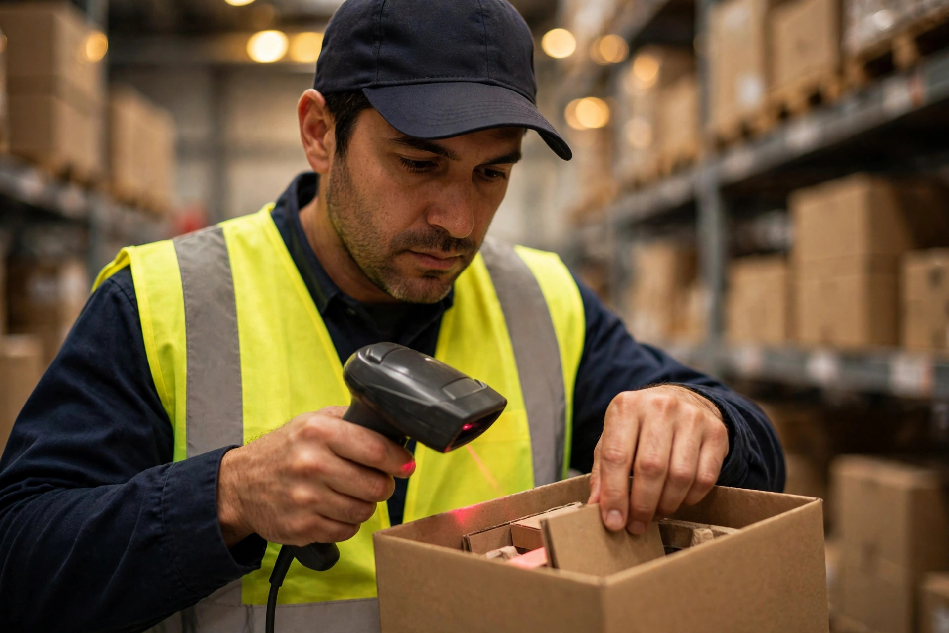 Recogida por relevo de zonas dentro de un centro de distribución