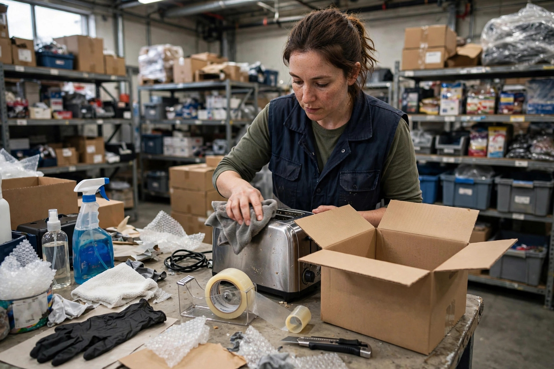 Refurbishing returns at the workbench