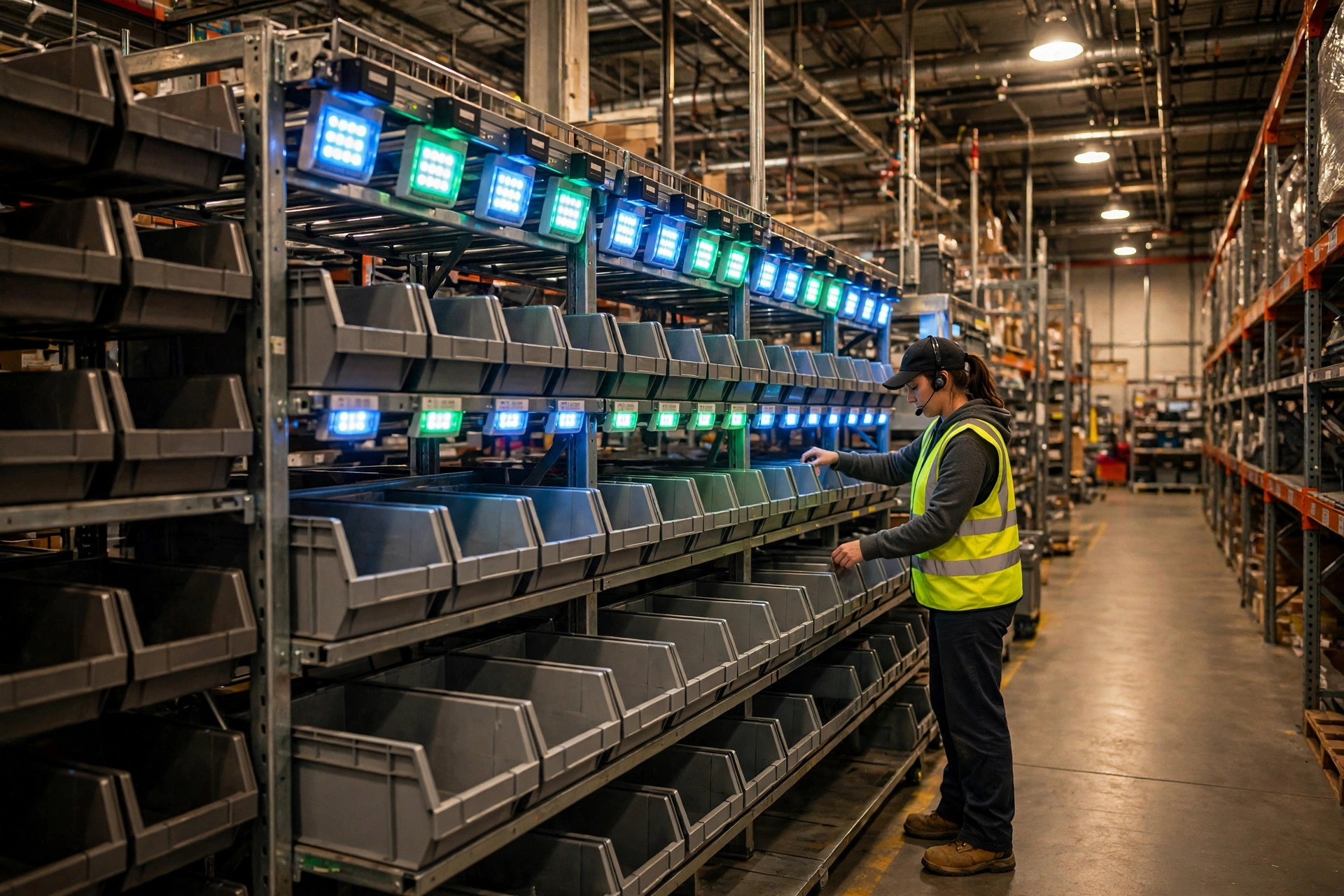 Pick-to-Light Location Binding: Keeping Lights Synced After Replenishment Moves