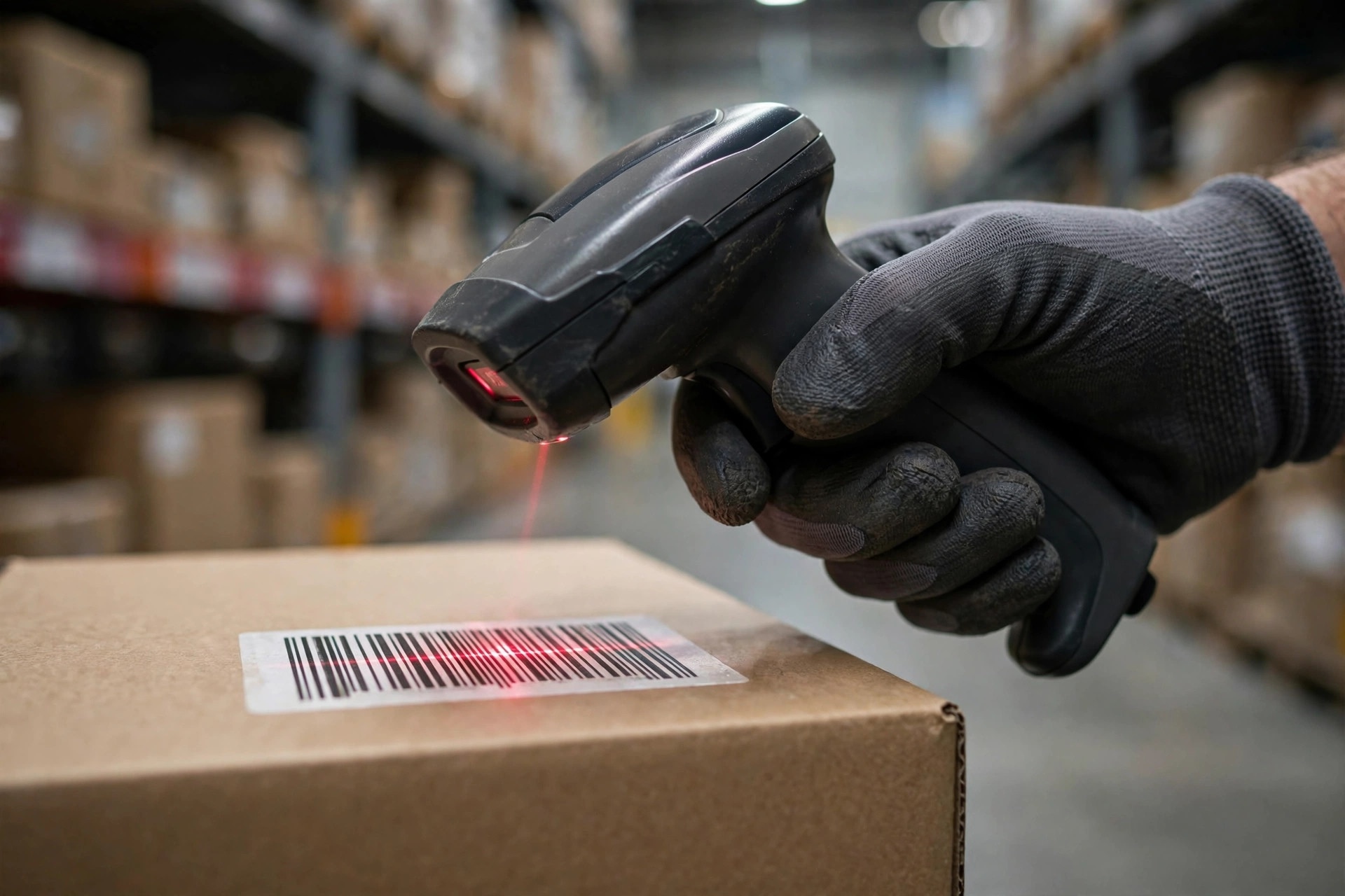 Ring scanner in warehouse picking operation