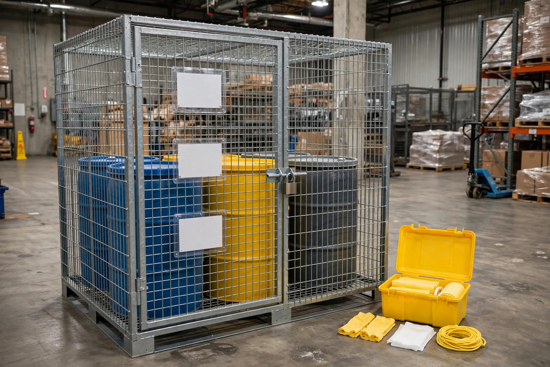 SDS management at the chemical storage area