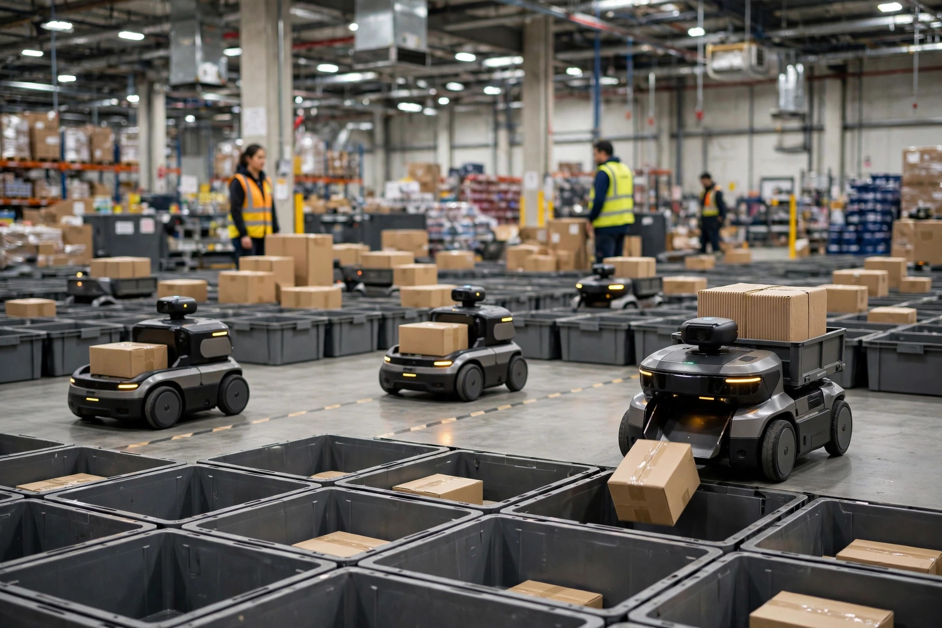 Small Parcel Sorting Robots in the Warehouse: The Volume Where They Finally Beat a Cross-Belt