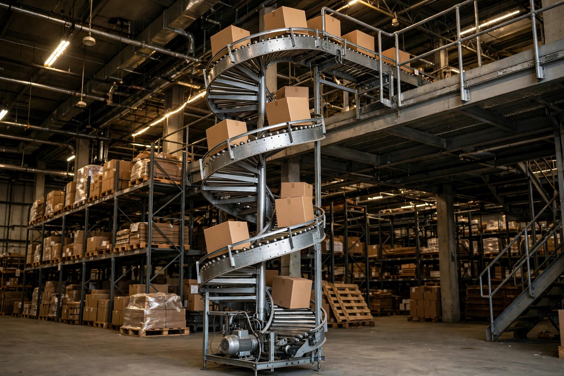 Spiral Conveyor vs Vertical Lift: A Warehouse Vertical Conveying Selection Guide