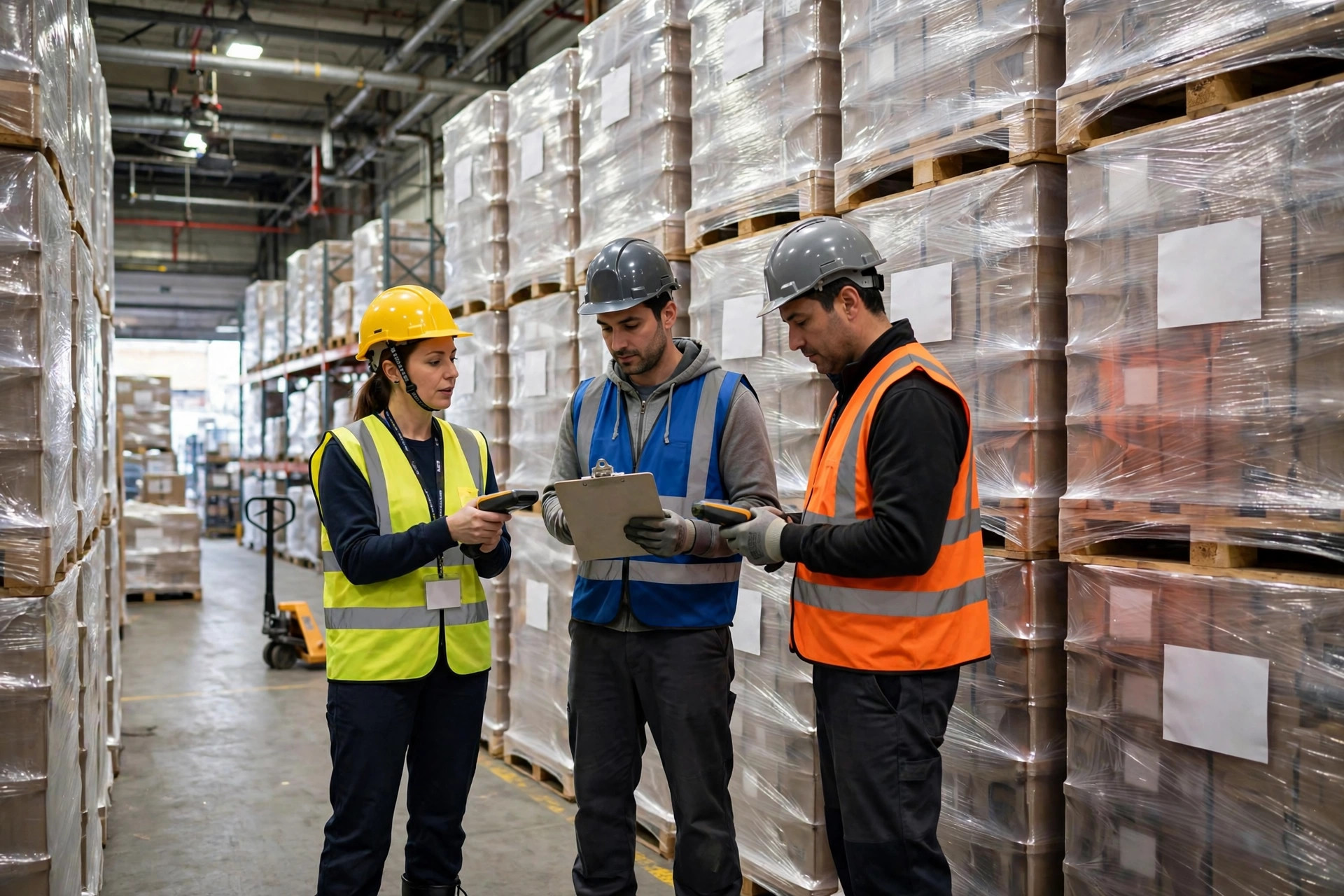 Transfert de marchandises par vagues entre deux entrepôts 3PL