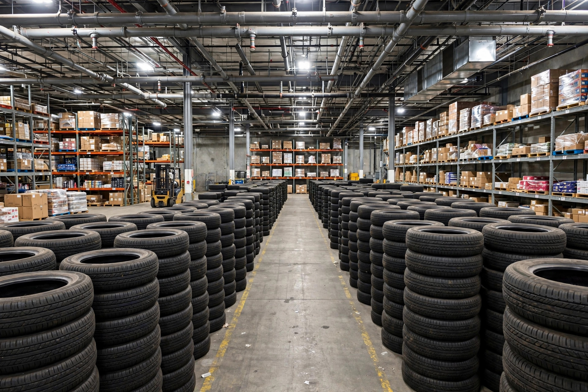 Tire Storage Warehouse Fire Code Requirements: Stacking Height, Spacing, and Sprinklers