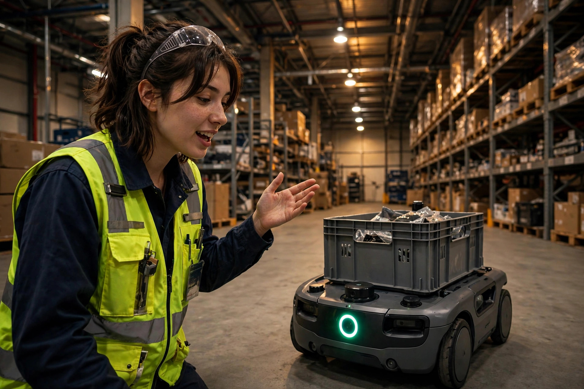 VLA Models: How Far Is 'Talk to the Robot and It Dispatches' from the Warehouse Floor?