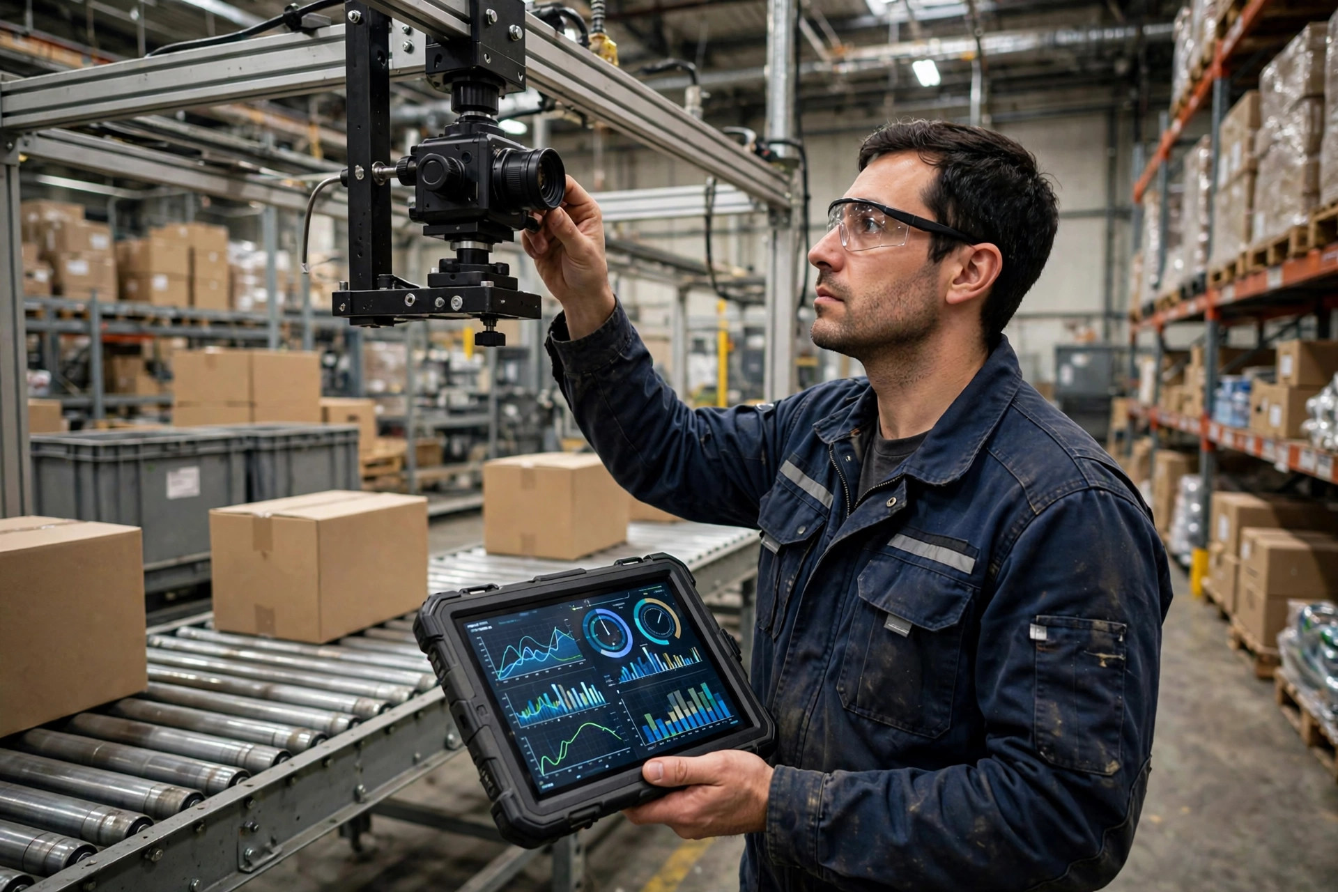Warehouse vision inspection camera