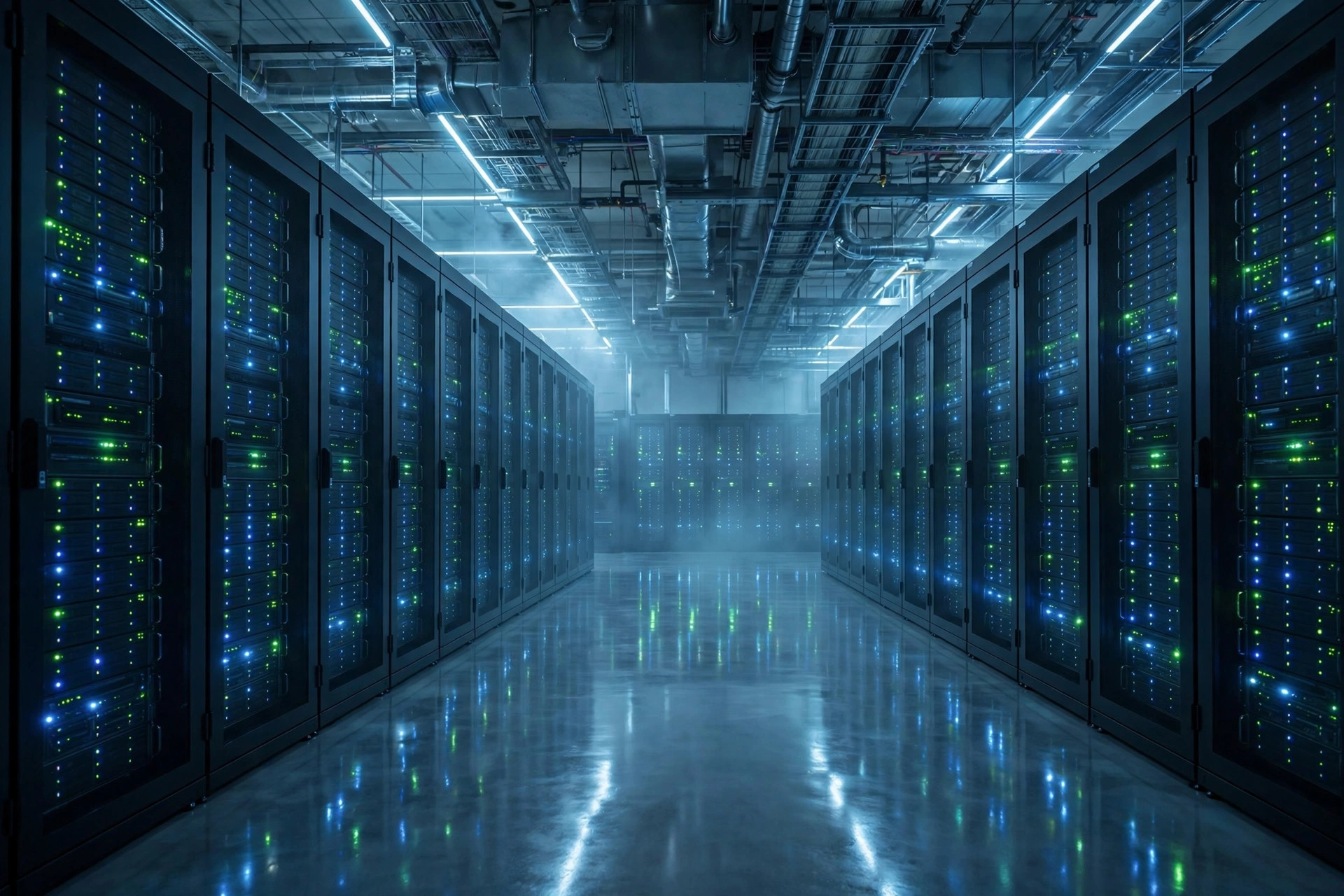Server room: warehouse operating data ultimately lives on machines like these