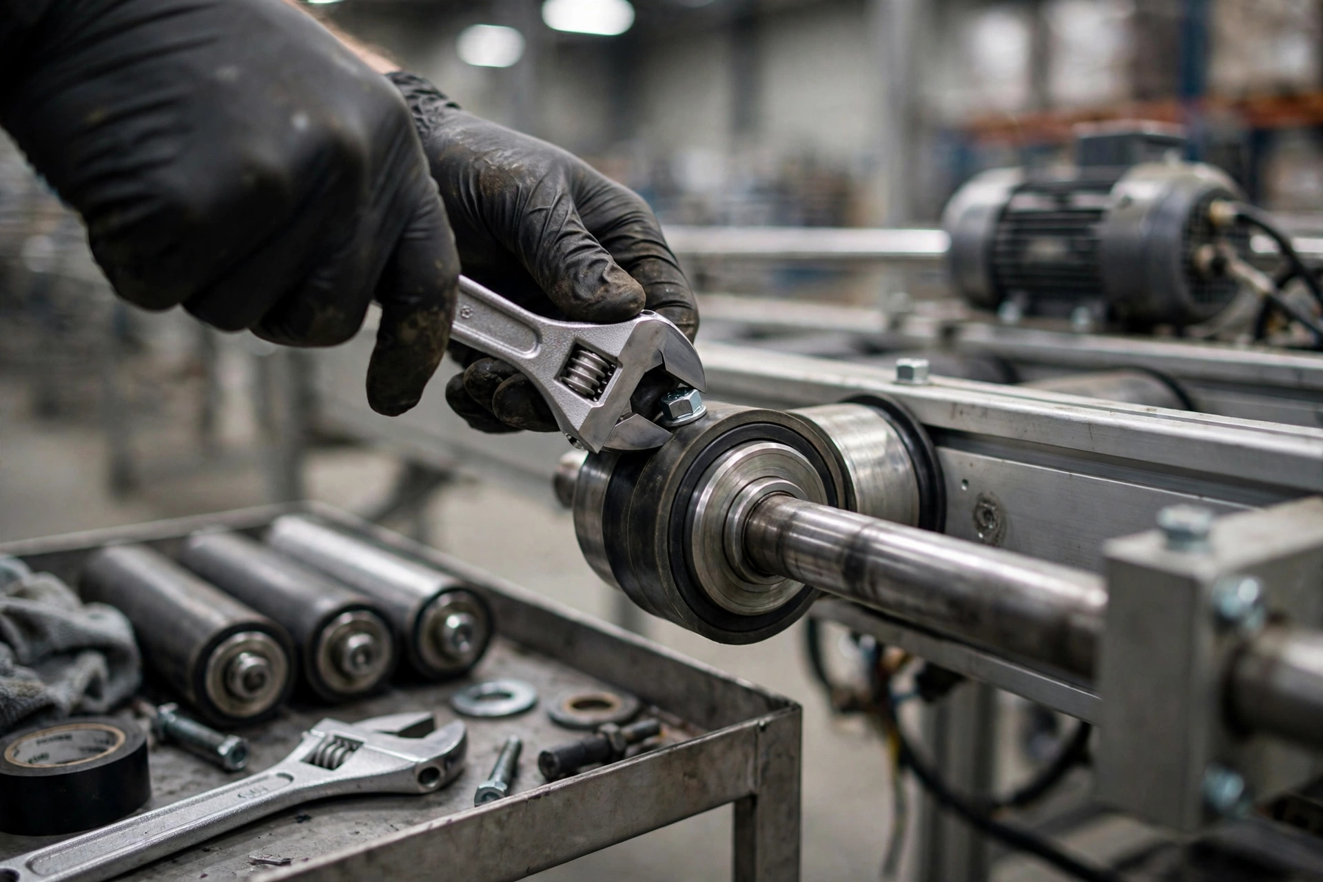 Automation equipment maintenance in a warehouse