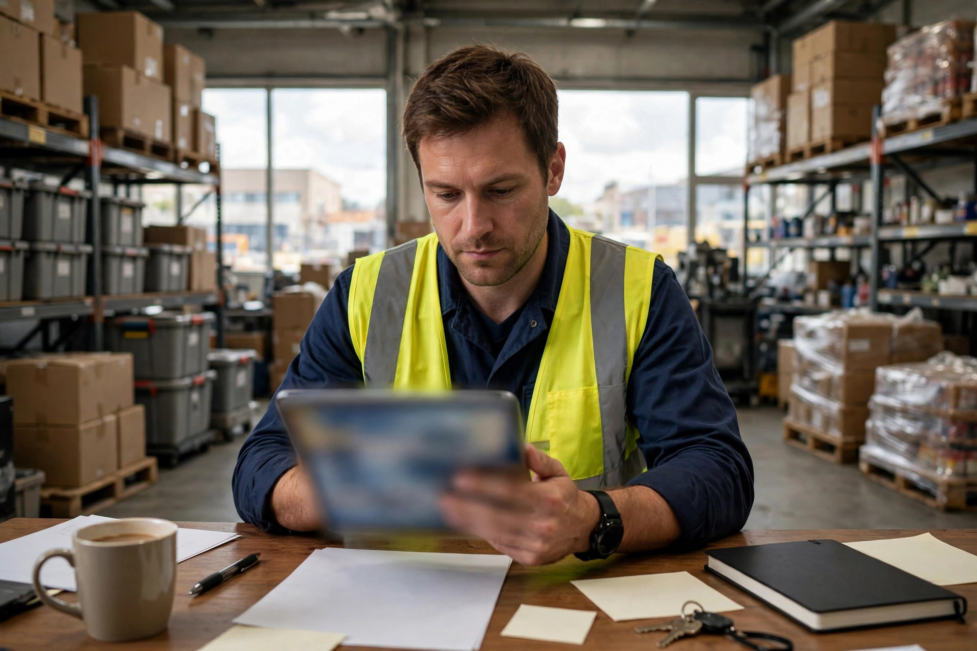 Warehouse data dashboard