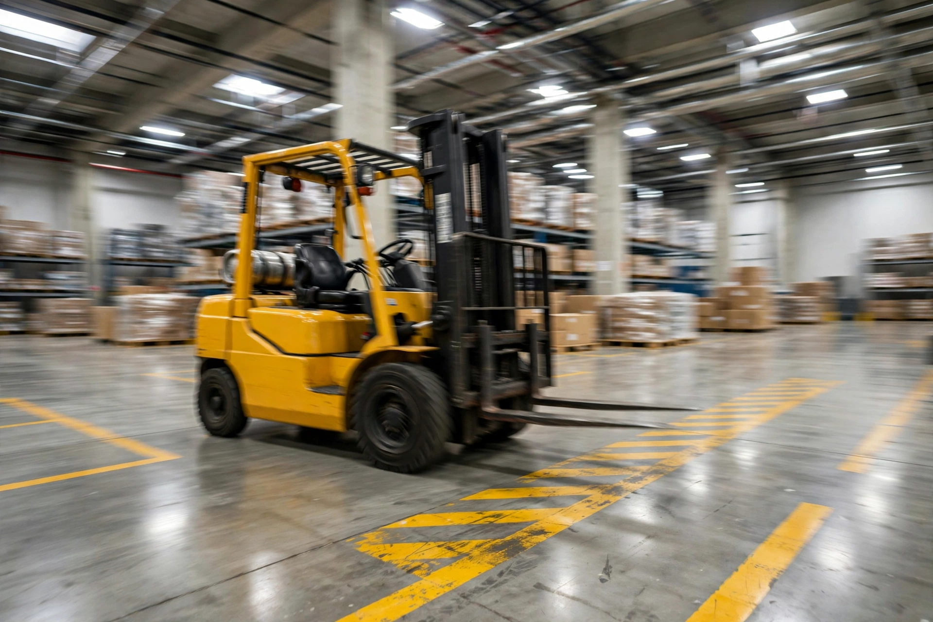 Warehouse Flooring Under Forklift Traffic: Epoxy vs. Dry-Shake Hardener vs. Densifier, Priced Over 10 Years