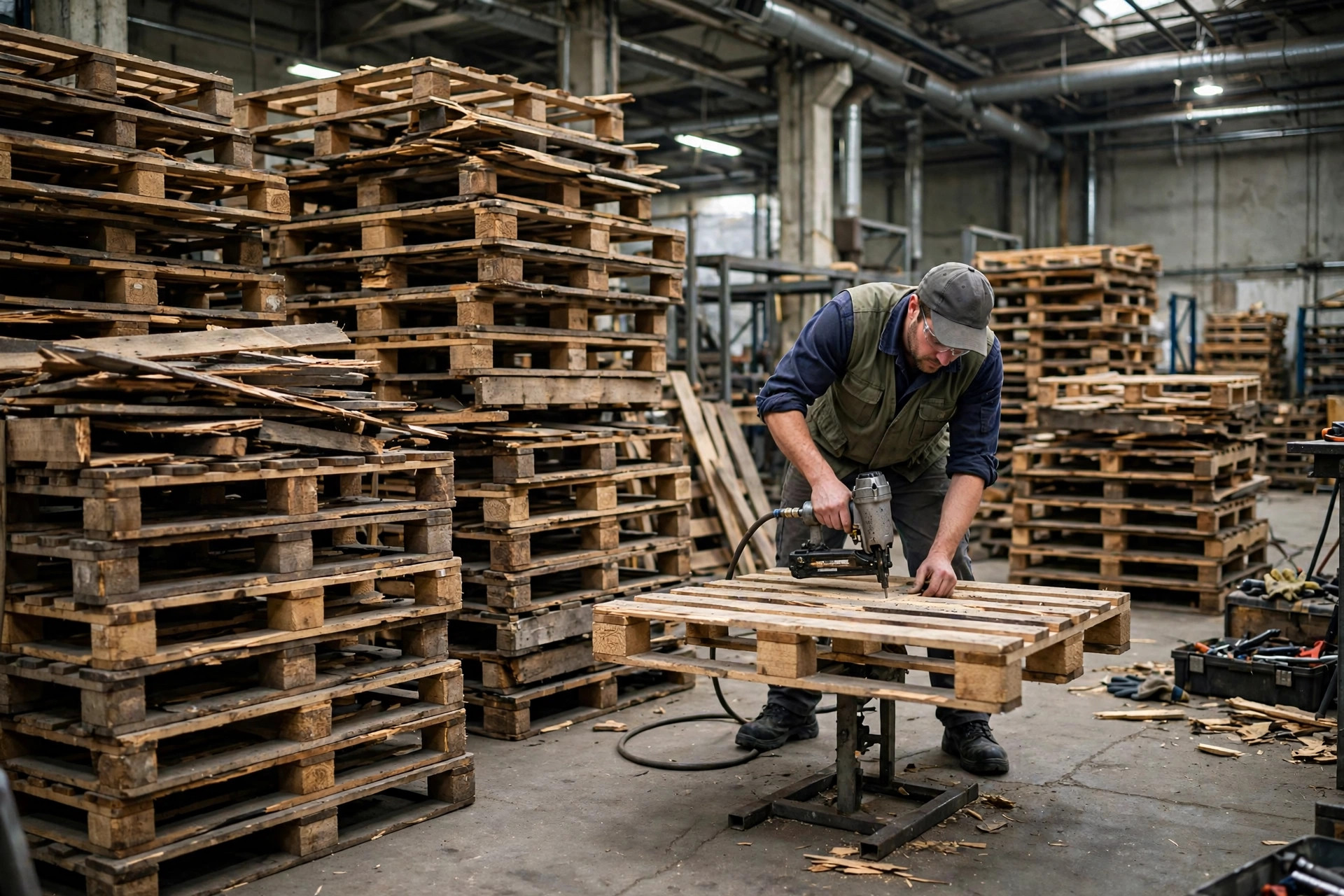 Don't Toss That Broken Pallet: Planning a Pallet Repair Corner and Doing the Math