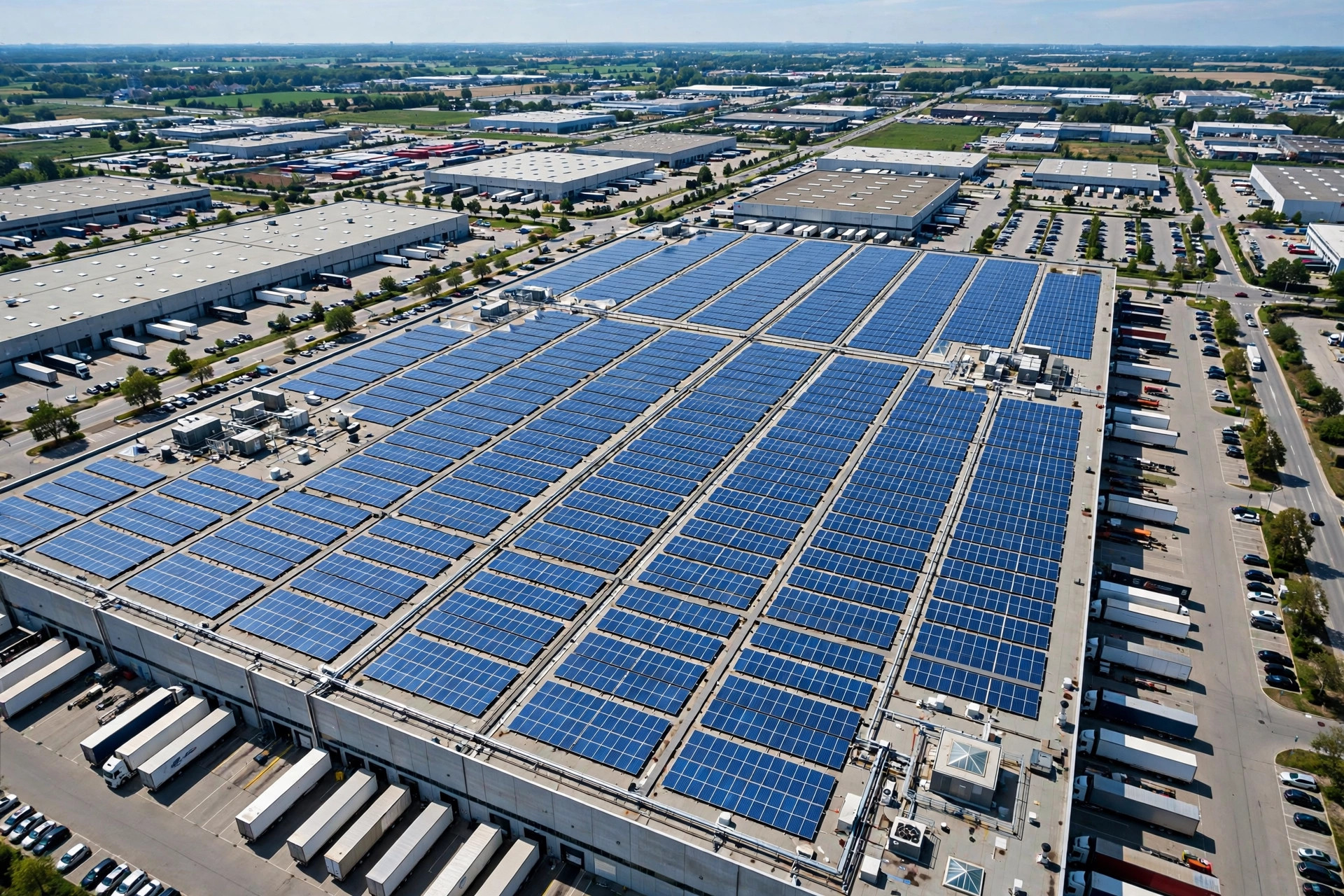 Rooftop Solar on Warehouses: Fire Code and Roof Load Red Lines
