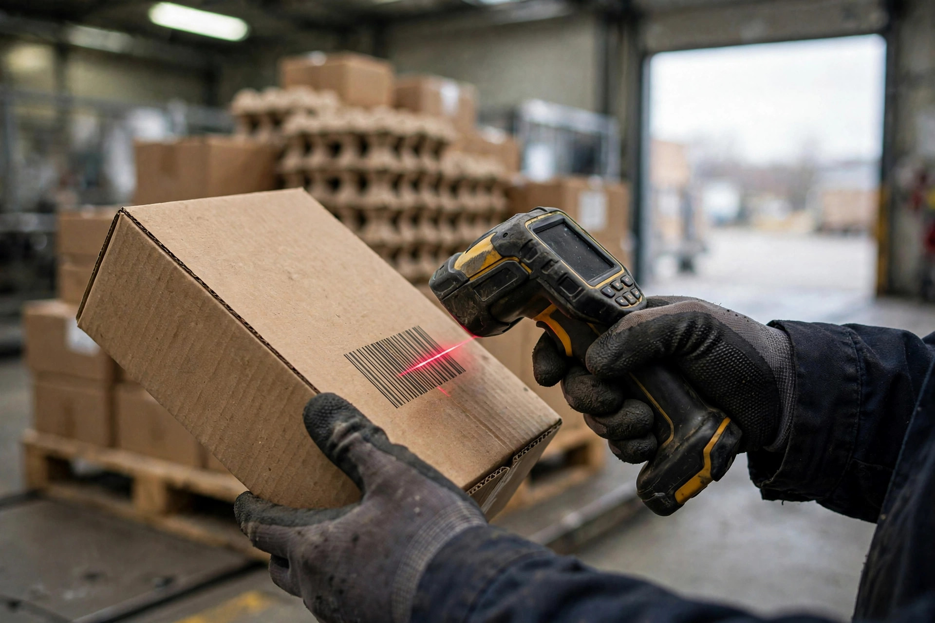 Rugged tablet in warehouse operation